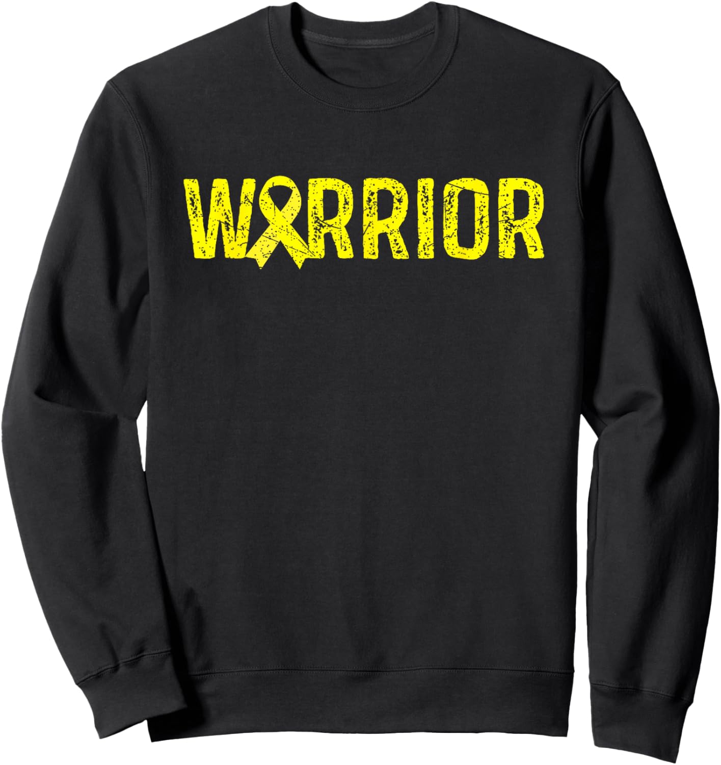 Warrior Osteosarcoma Awareness Sweatshirt - Sweatshirt | Black