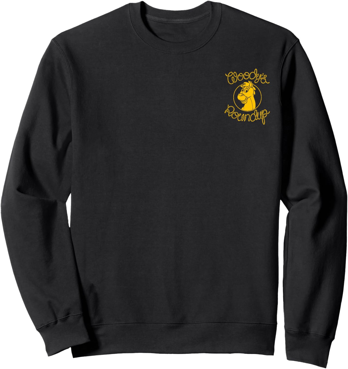 Disney Pixar Toy Story Woody Bullseye Woody's Roundup Sweatshirt - Sweatshirt | Black