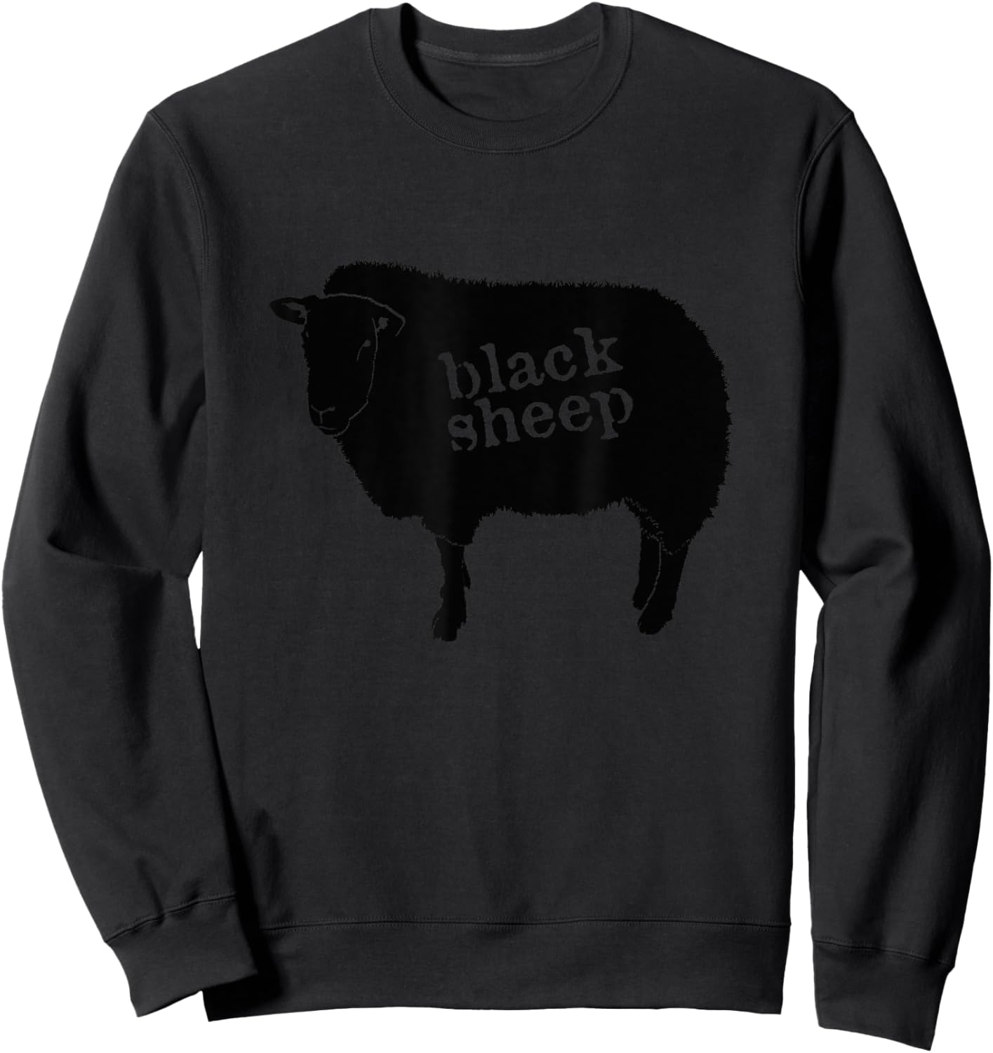 Black Sheep Misfit Outcast Rebel Sweatshirt - Sweatshirt | Black