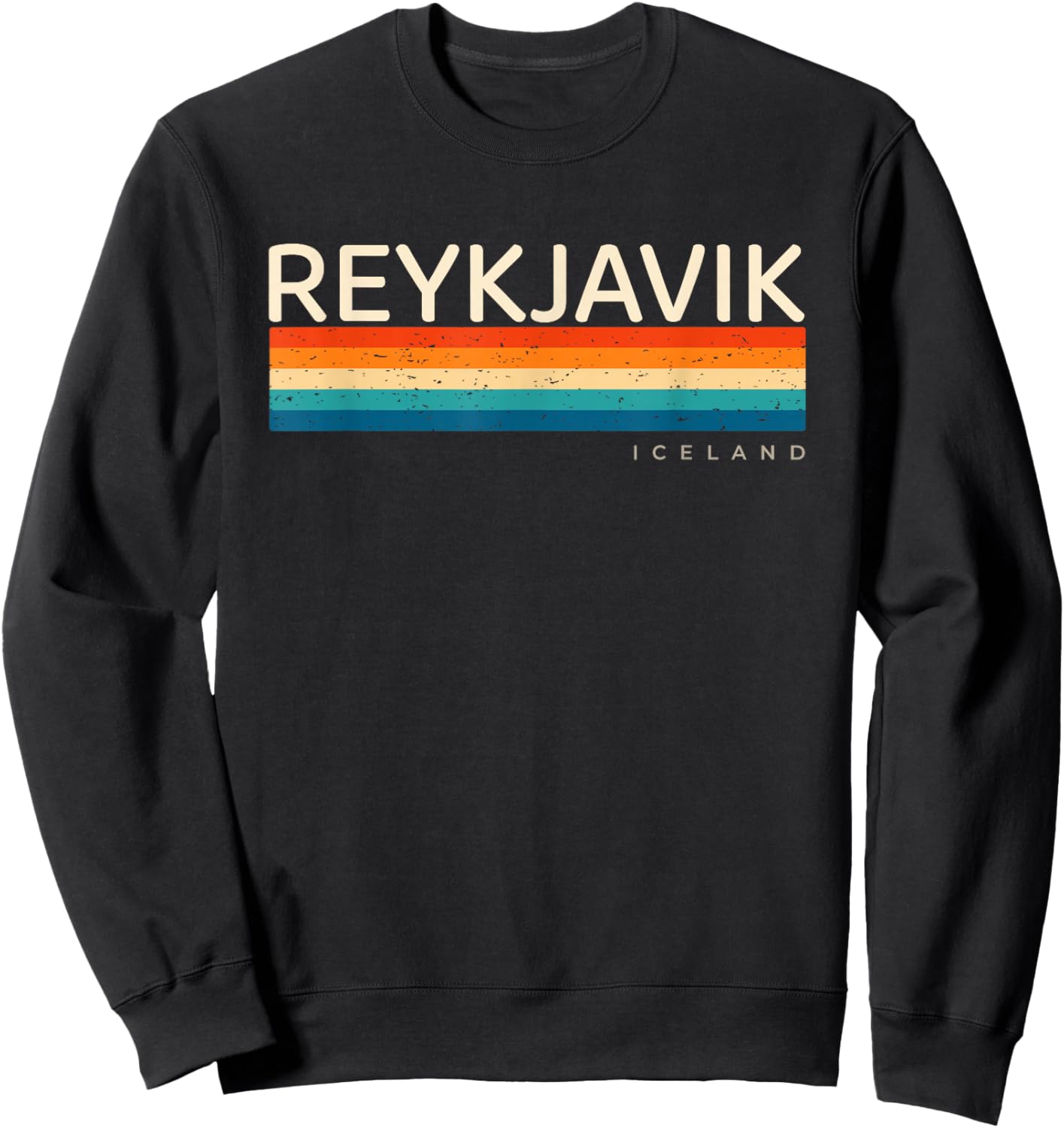 Reykjavik Iceland Sweatshirt - Sweatshirt | Black