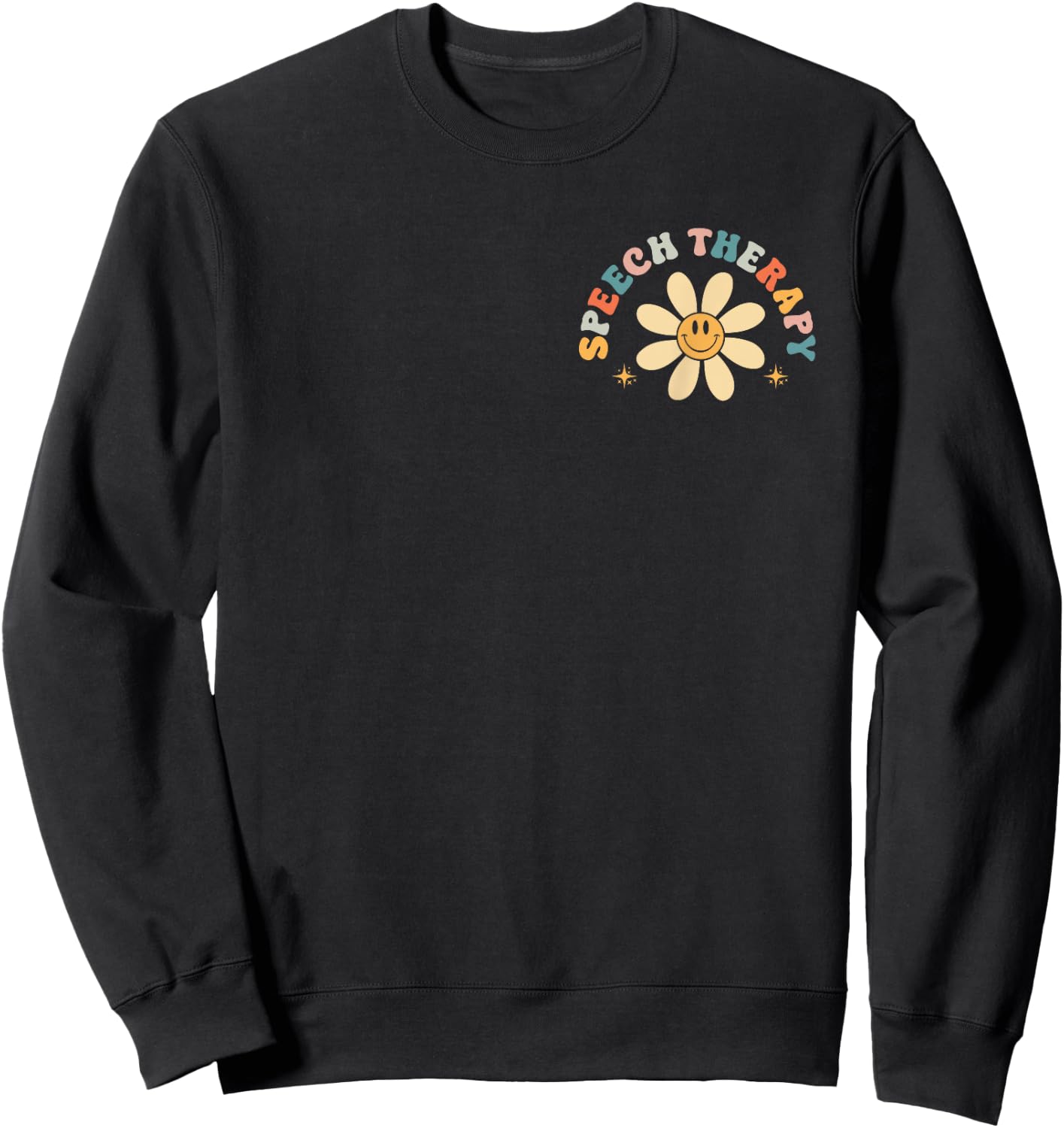Speech Therapy Pocket Design SLP Language Pathologist Sweatshirt - Sweatshirt | Black