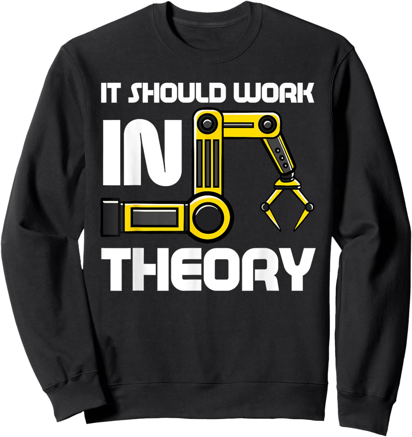 Robotics Engineer Robot Lover Roboticist Engineering Science Sweatshirt - Sweatshirt | Black