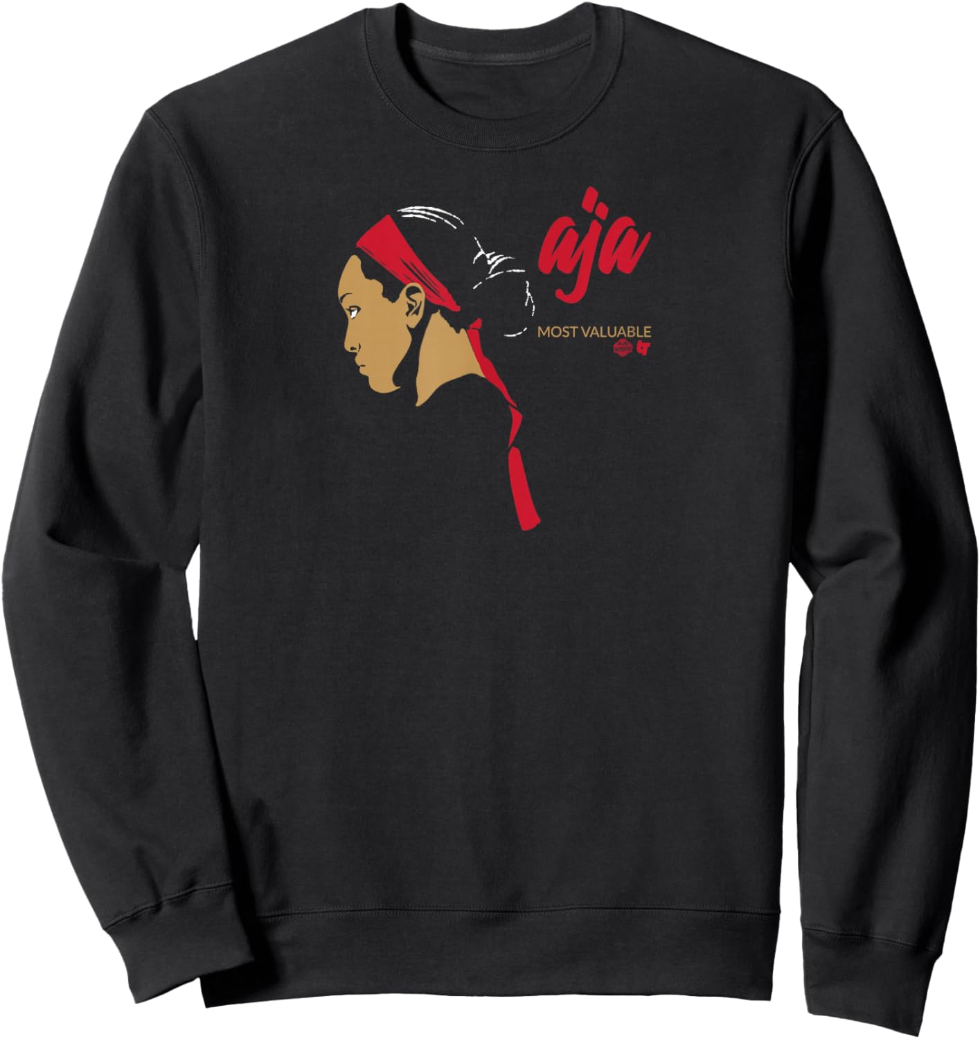 A'ja Wilson - Most Valuable A'ja - Las Vegas Basketball Small Sweatshirt - Sweatshirt | Black