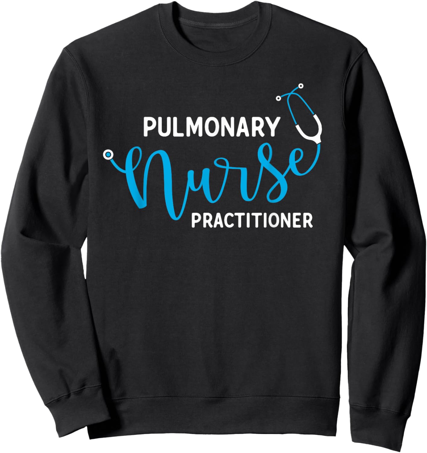 Respiratory Pulmonary Nurse Practitioner Sweatshirt - Sweatshirt | Black