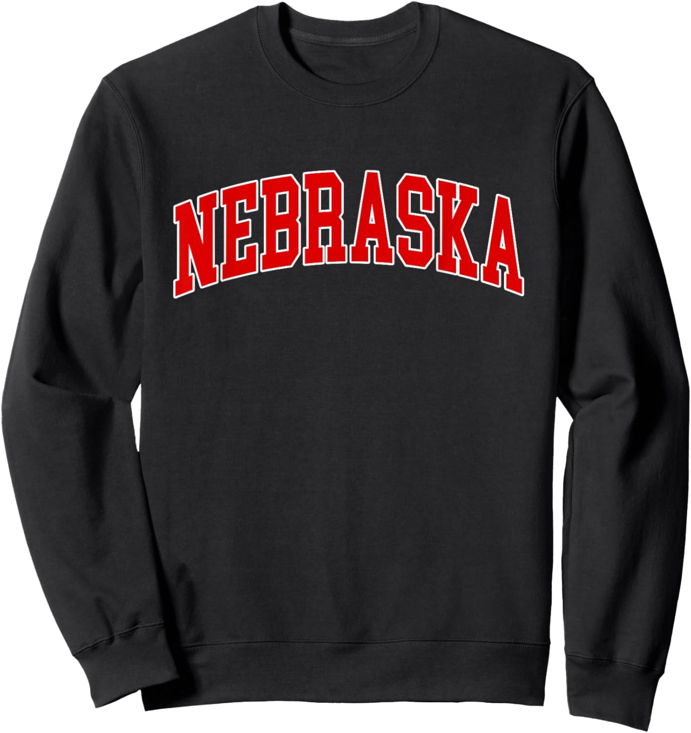 Nebraska - Throwback Design - Classic Sweatshirt - Sweatshirt | Black