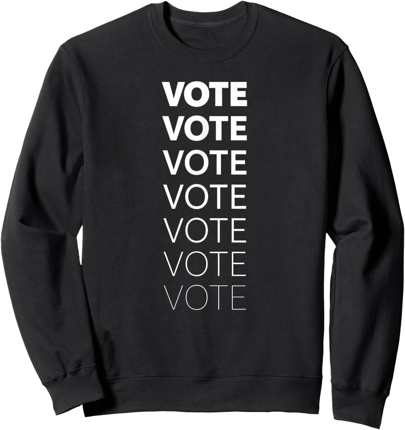 Vote Vote Vote , Men, Black, Small Sweatshirt - Sweatshirt | Black