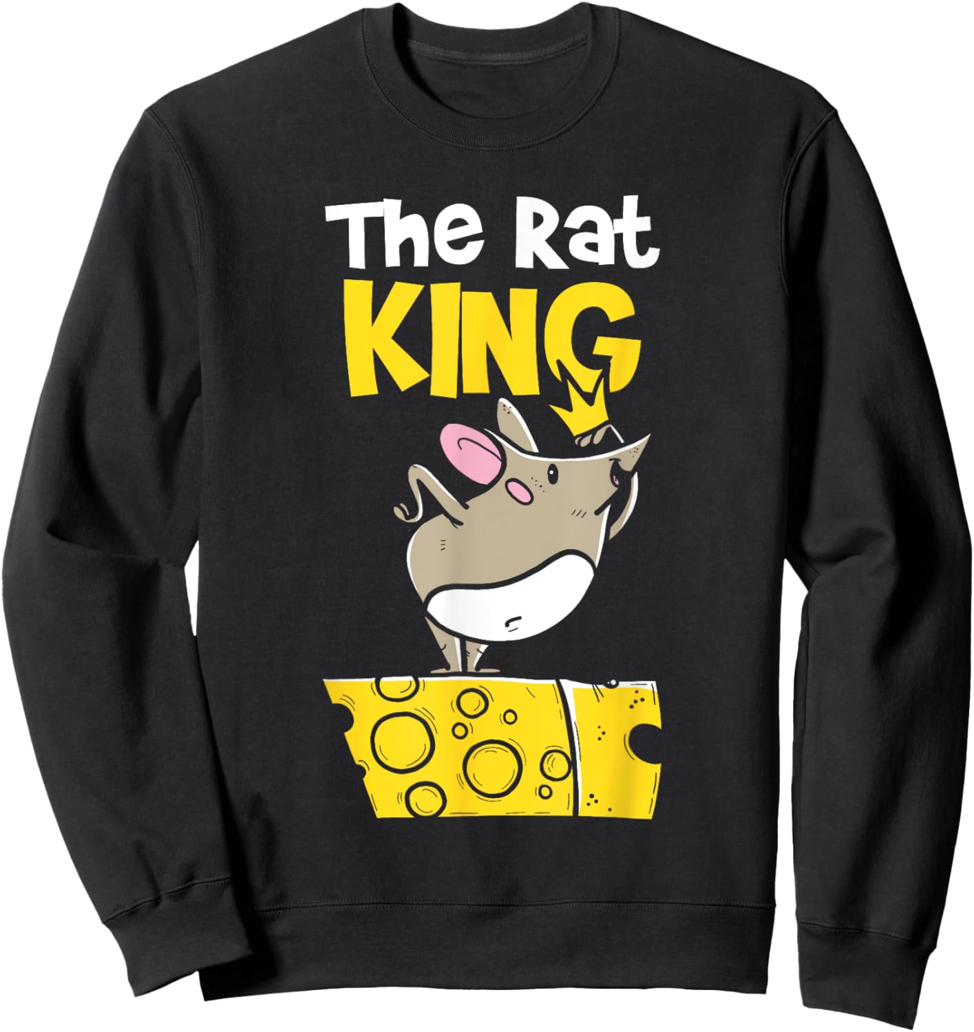 The Rat King - Animal Lover Rat Owner Sweatshirt - Sweatshirt | Black