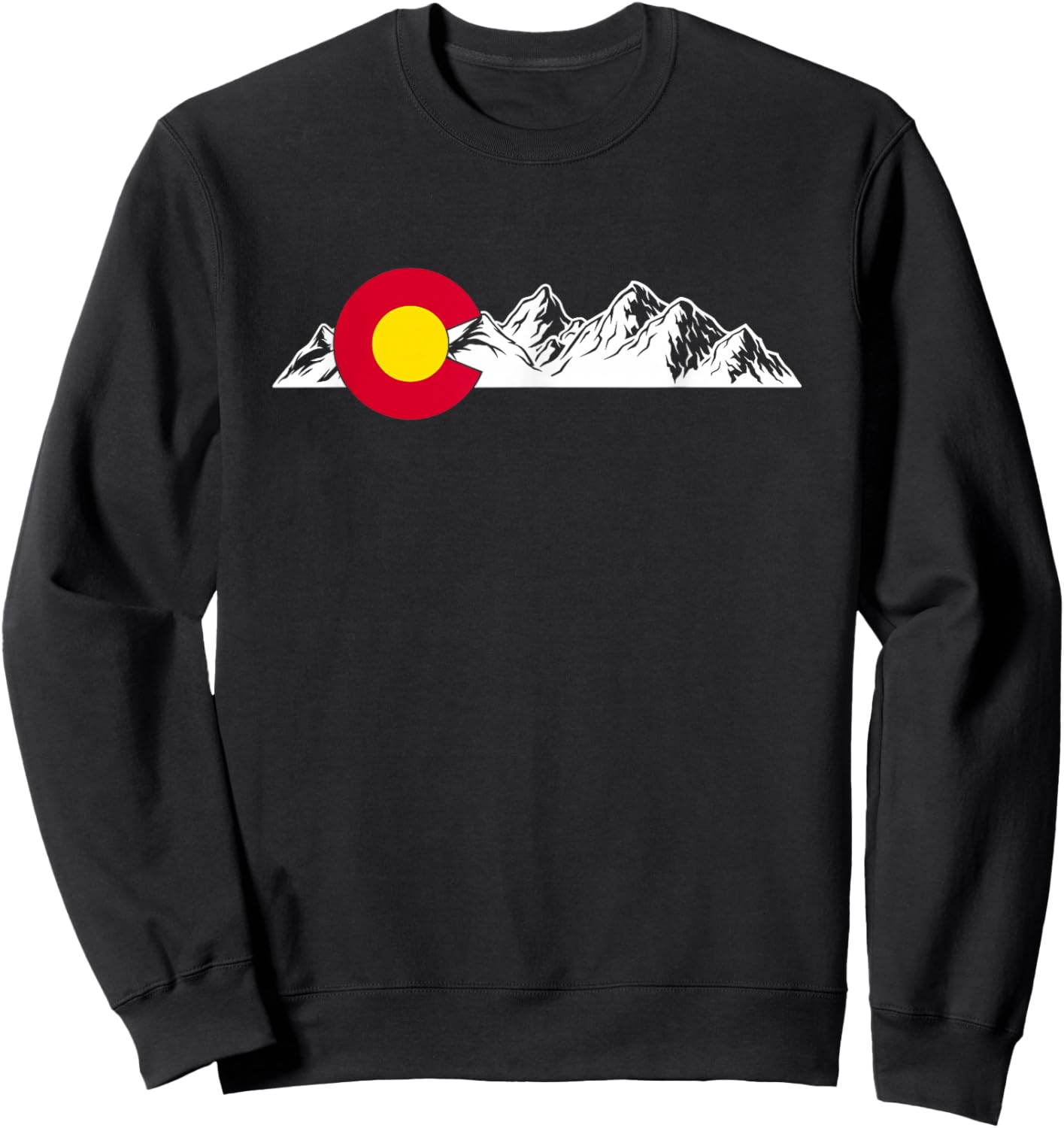 Colorado Mountains Sweatshirt - Sweatshirt | Black