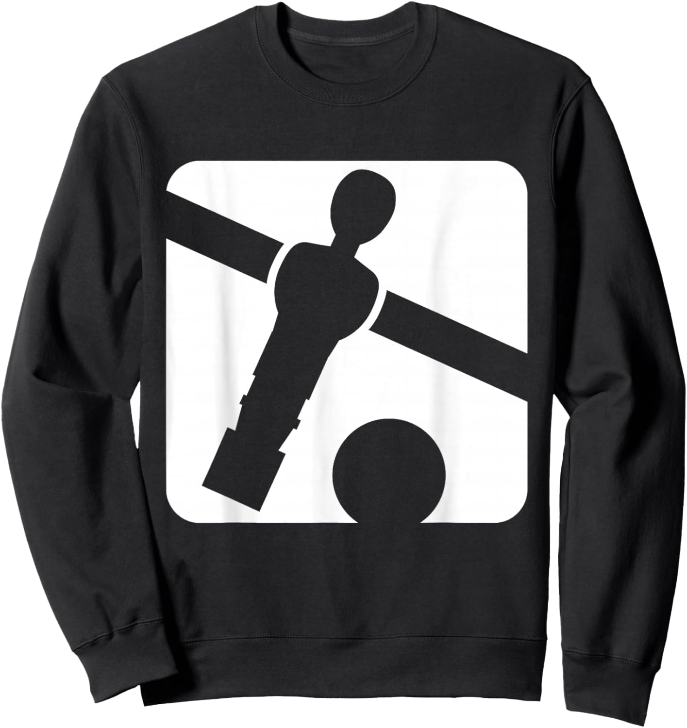 Retro Vintage Foosball Player Table Football Table Soccer Sweatshirt - Sweatshirt | Black
