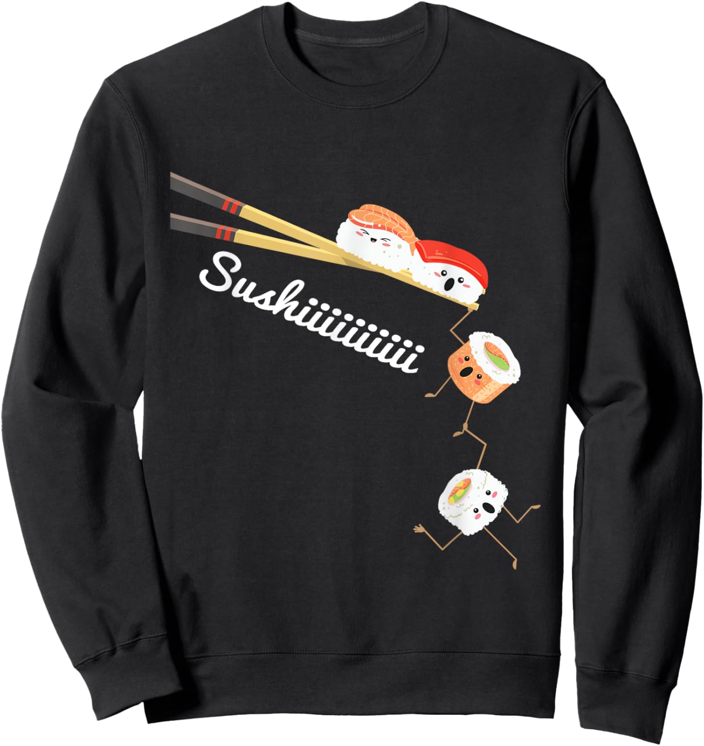 Sushi Lover Japan Lover Japanese Cuisine Chef Foodie Sweatshirt - Sweatshirt | Black