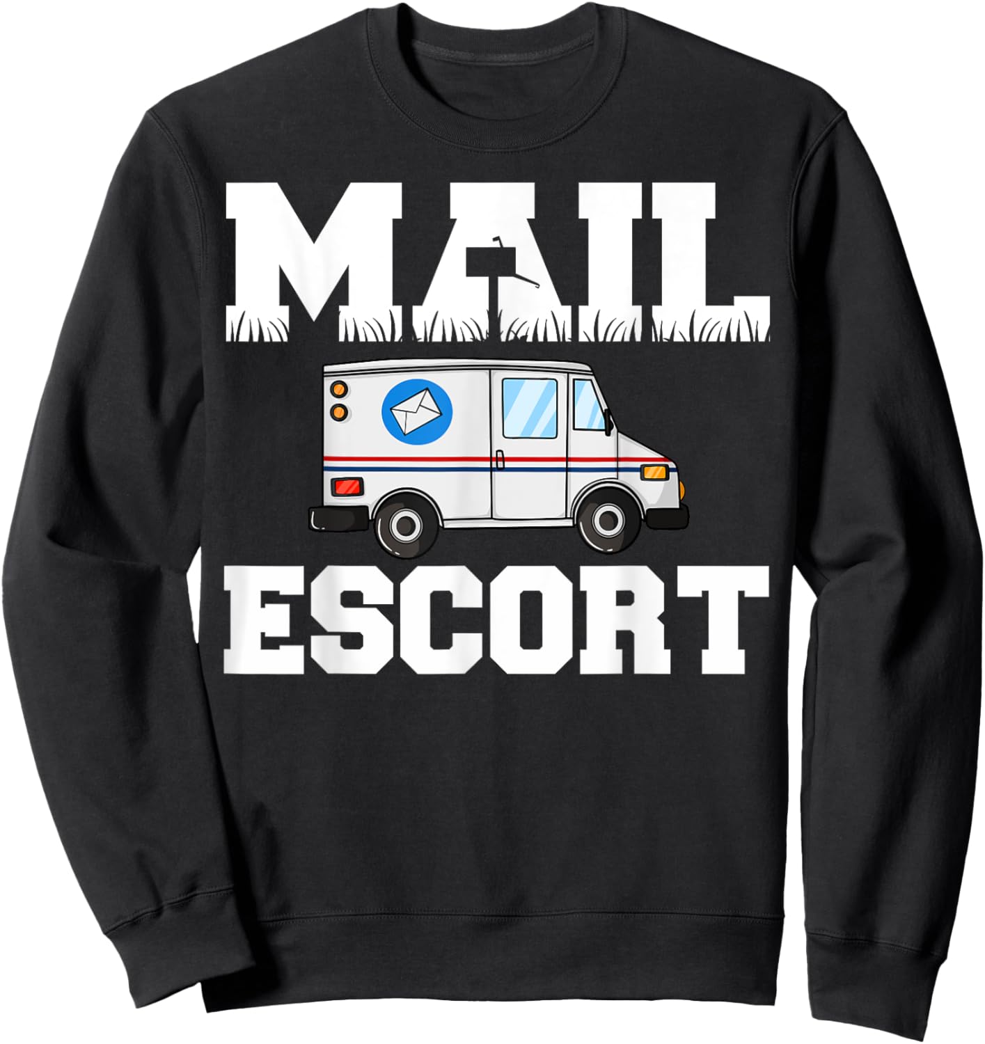 Postal Service Mailman US Postman Worker Sweatshirt - Sweatshirt | Black