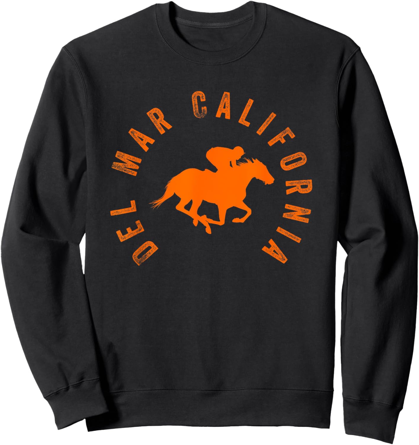 Del Mar California Horse Racing Sweatshirt - Sweatshirt | Black