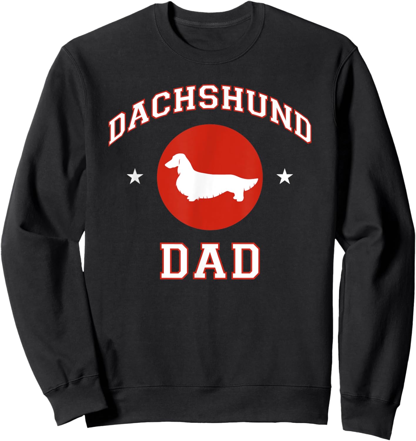 Longhaired Dachshund Dad Sweatshirt - Sweatshirt | Black
