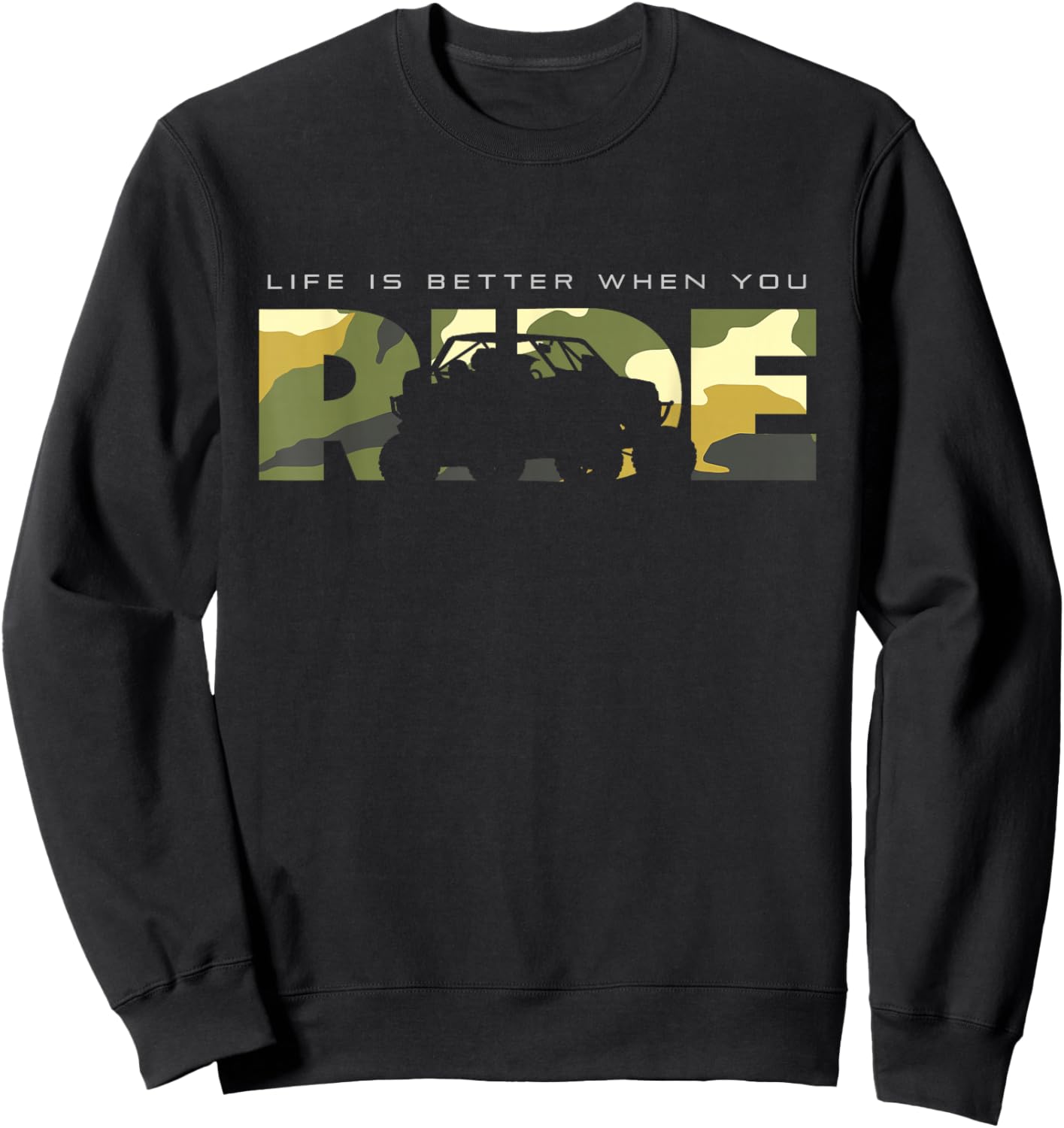 Off Road Quad ATV Apparel - Off Road Quad ATV Sweatshirt - Sweatshirt | Black