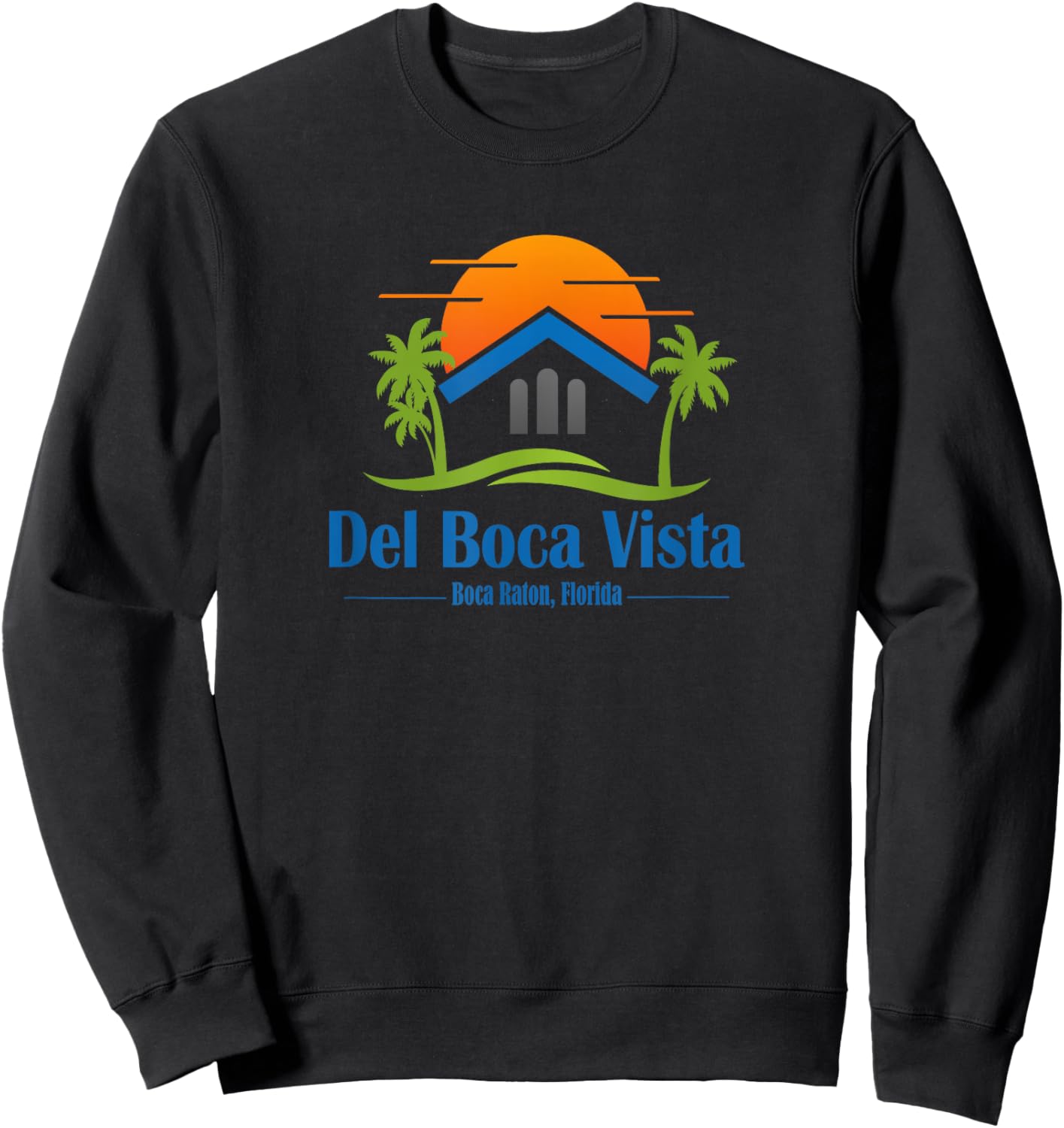Del Boca Vista | Funny Classic Sitcom Sweatshirt - Sweatshirt | Black