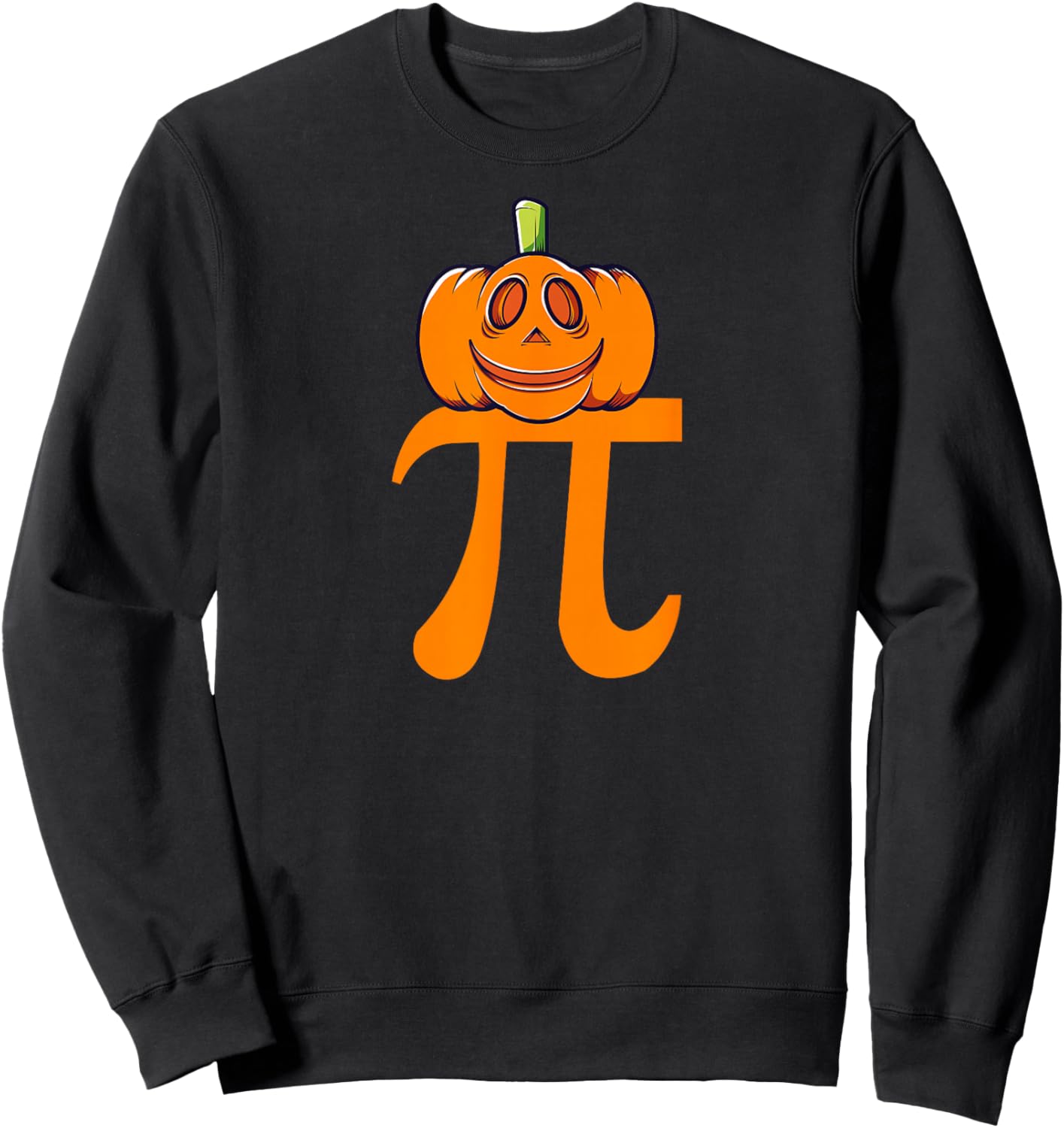 Pumpkin Pi | Pie Math Sweatshirt - Sweatshirt | Black