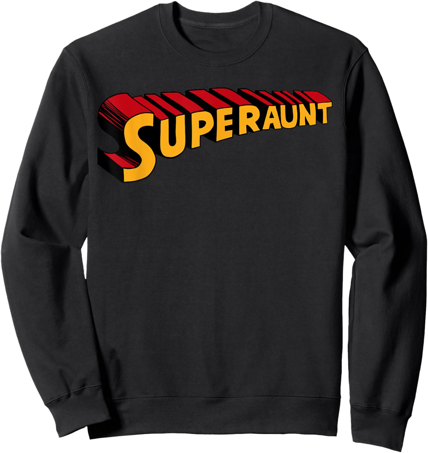 Super aunt Funny SuperAunt Sweatshirt - Sweatshirt | Black