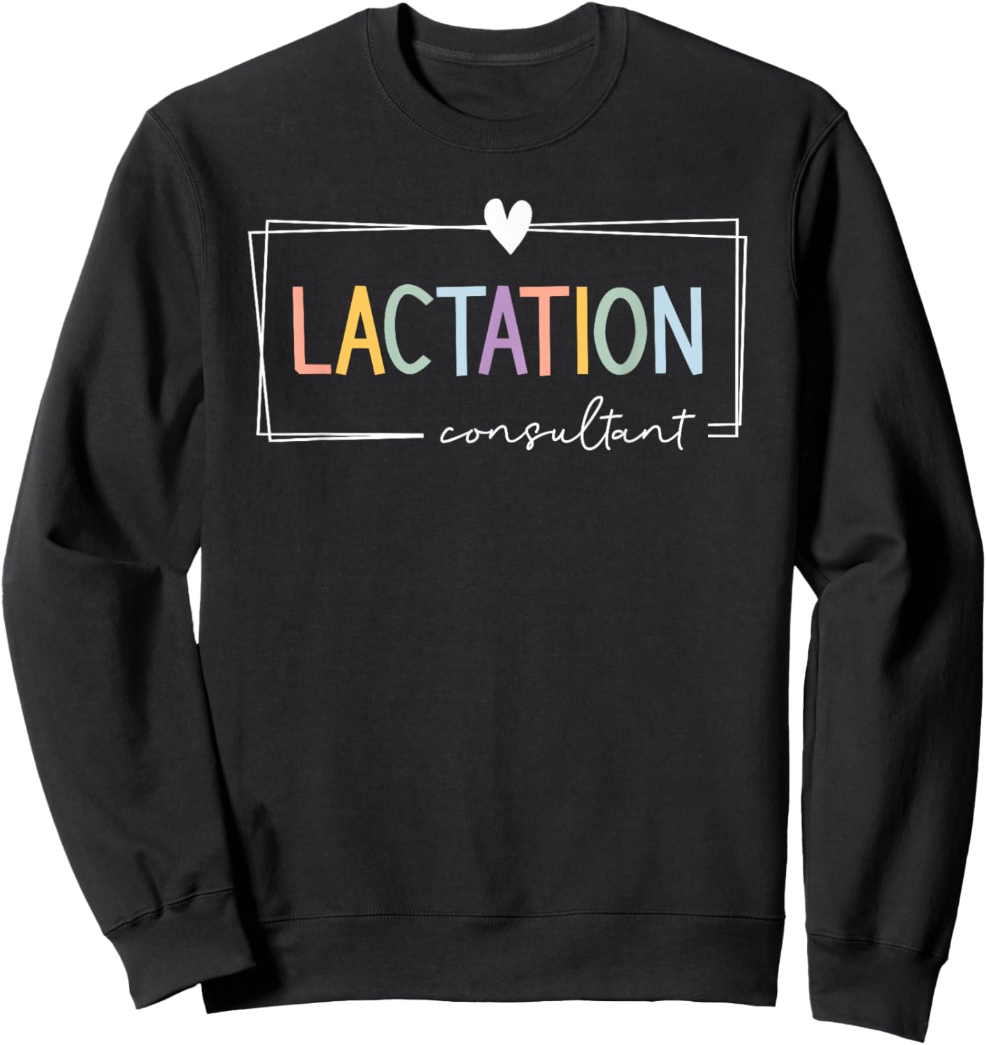 IBCLC Lactation Consultant Expert Breastfeeding , Black Sweatshirt - Sweatshirt | Black