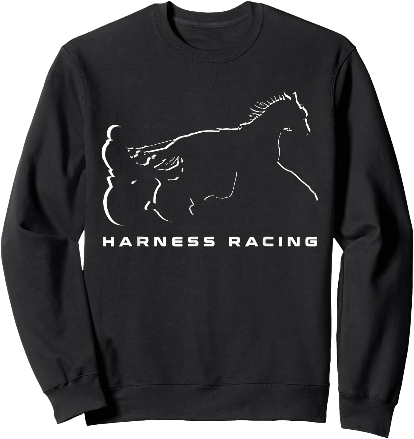 Harness Racing Clothing - Harness Racing Sweatshirt - Sweatshirt | Black