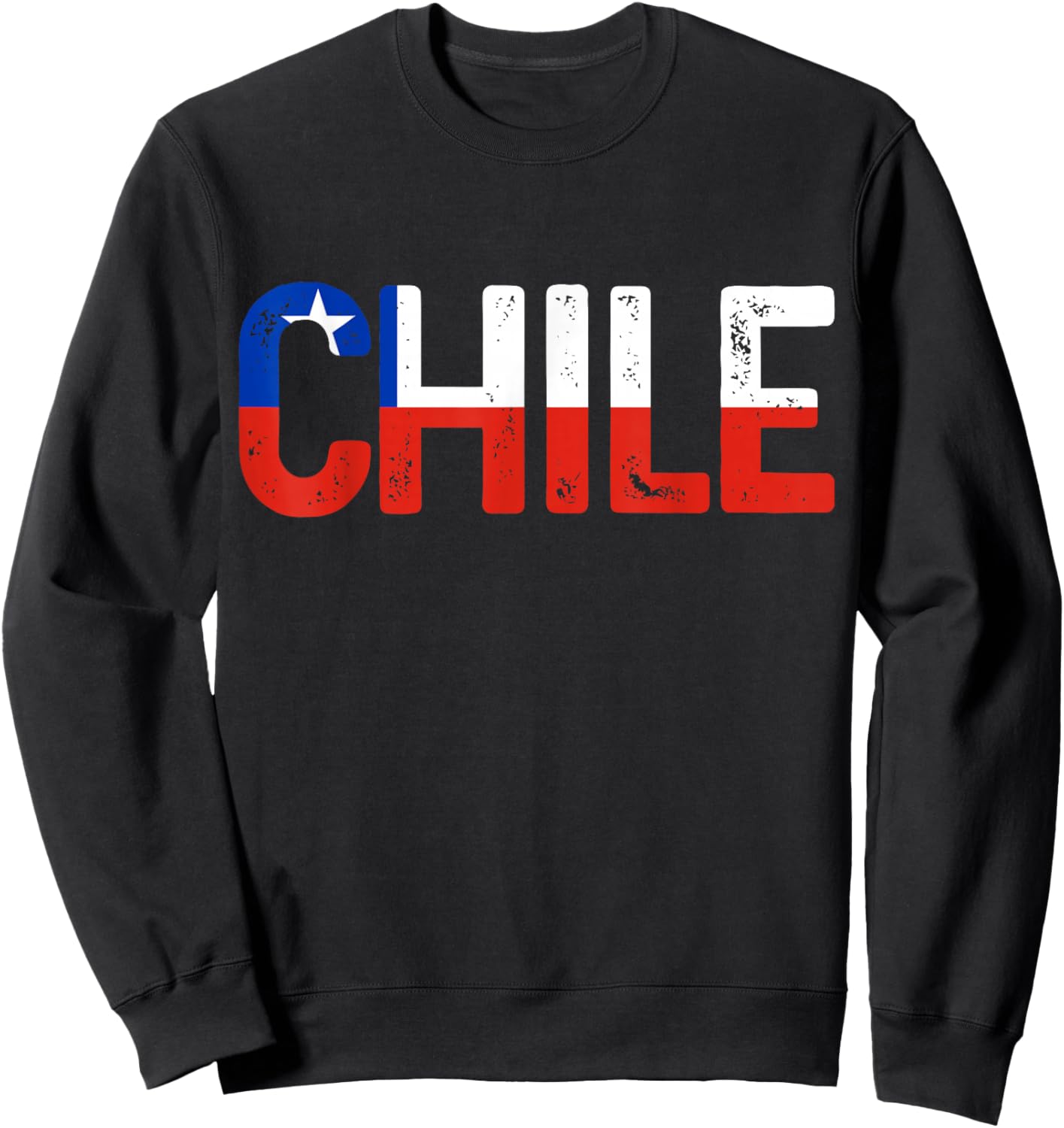 Chile Flag Sweatshirt - Sweatshirt | Black