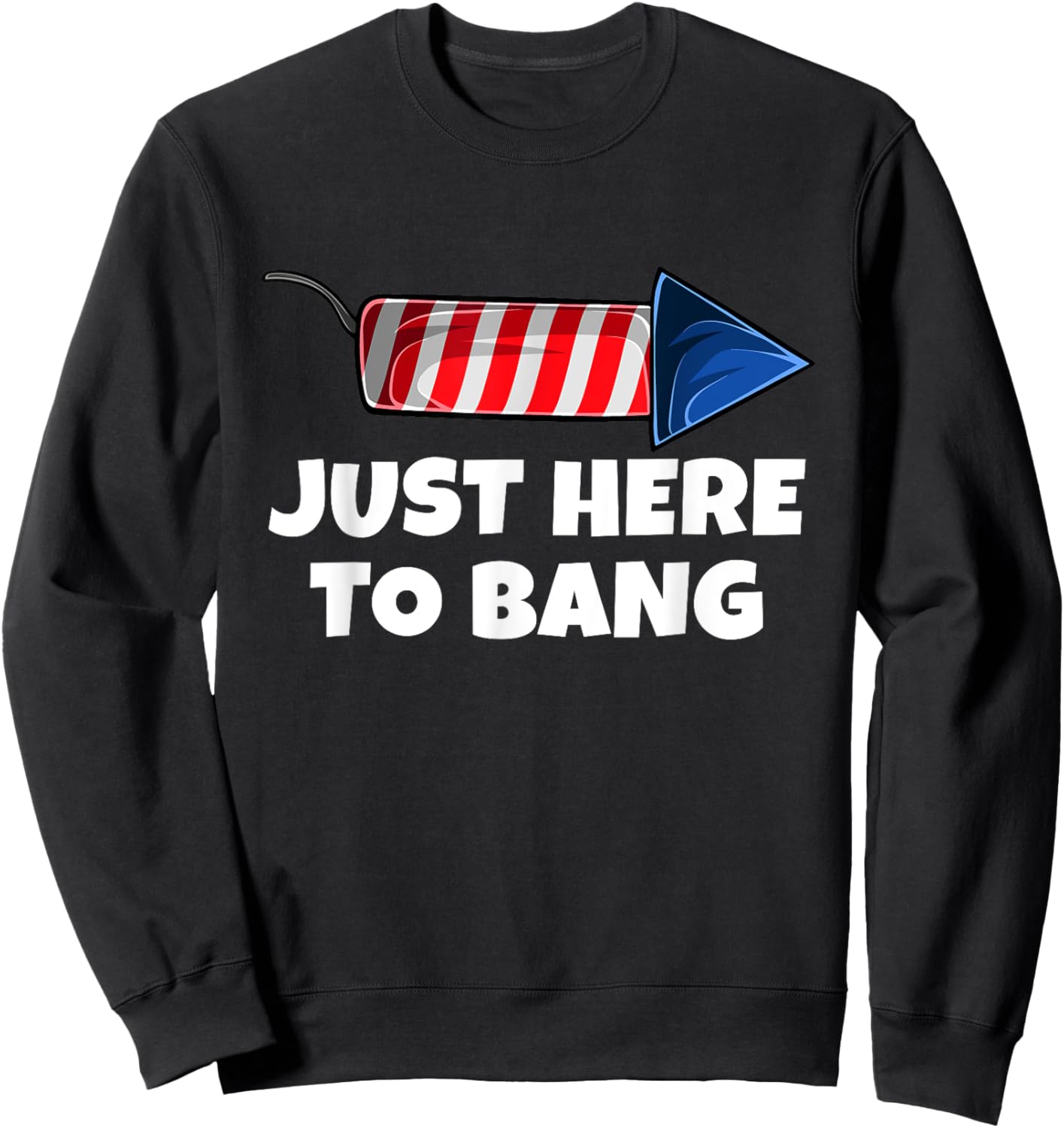 4th July America Firework Patriot USA & Sweatshirt - Sweatshirt | Black