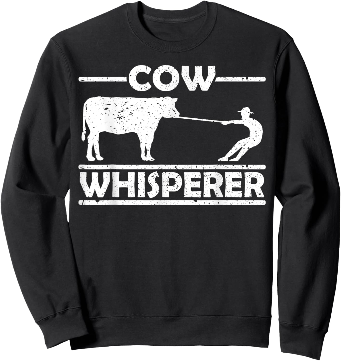 Farmers | Cow Whisperer | Cow Whisperer Sweatshirt - Sweatshirt | Black