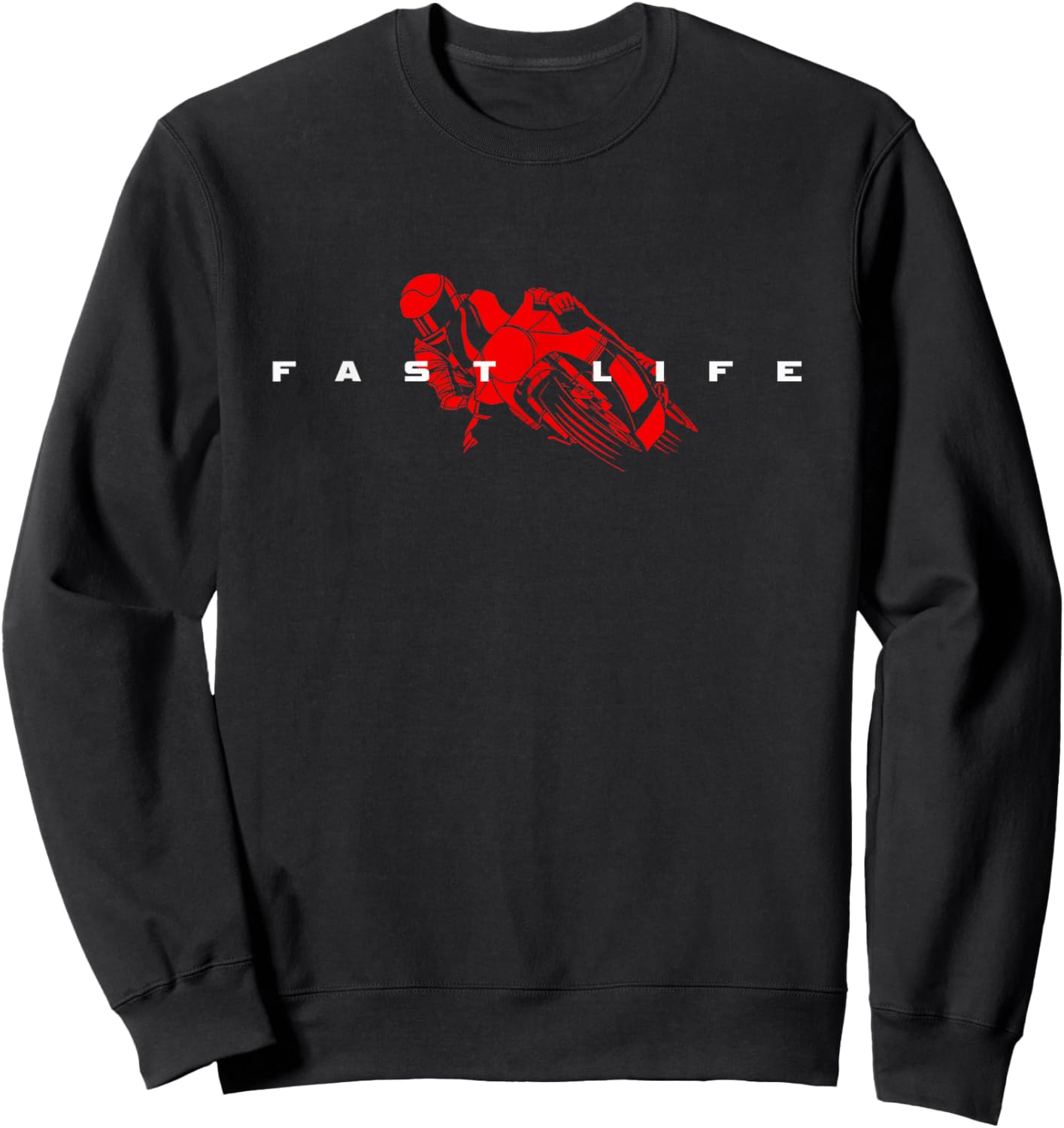 Motorcycle Sweatshirt - Sweatshirt | Black