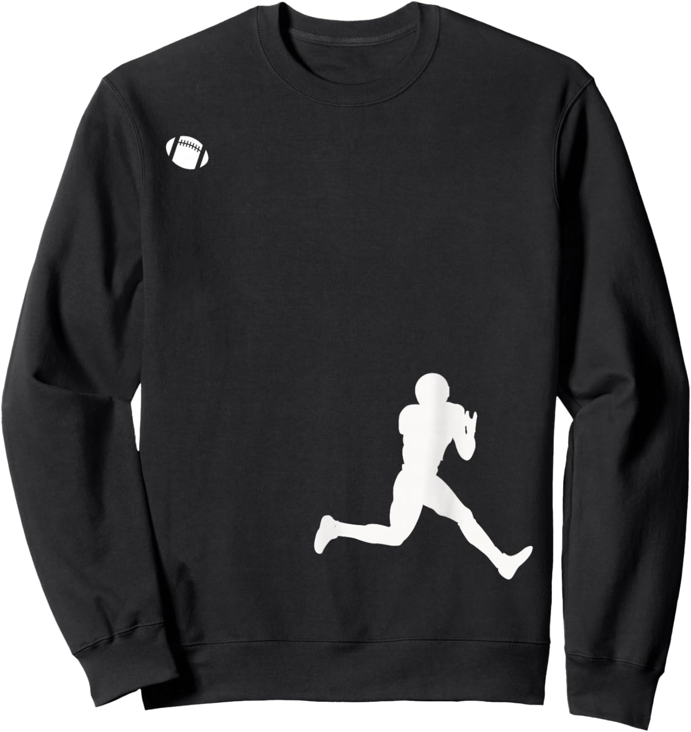 Football Receiver Football Apparel - Football Sweatshirt - Sweatshirt | Black