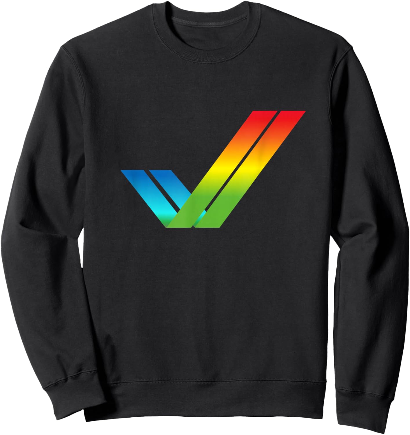 Amiga Tick Logo retro computer Sweatshirt - Sweatshirt | Black