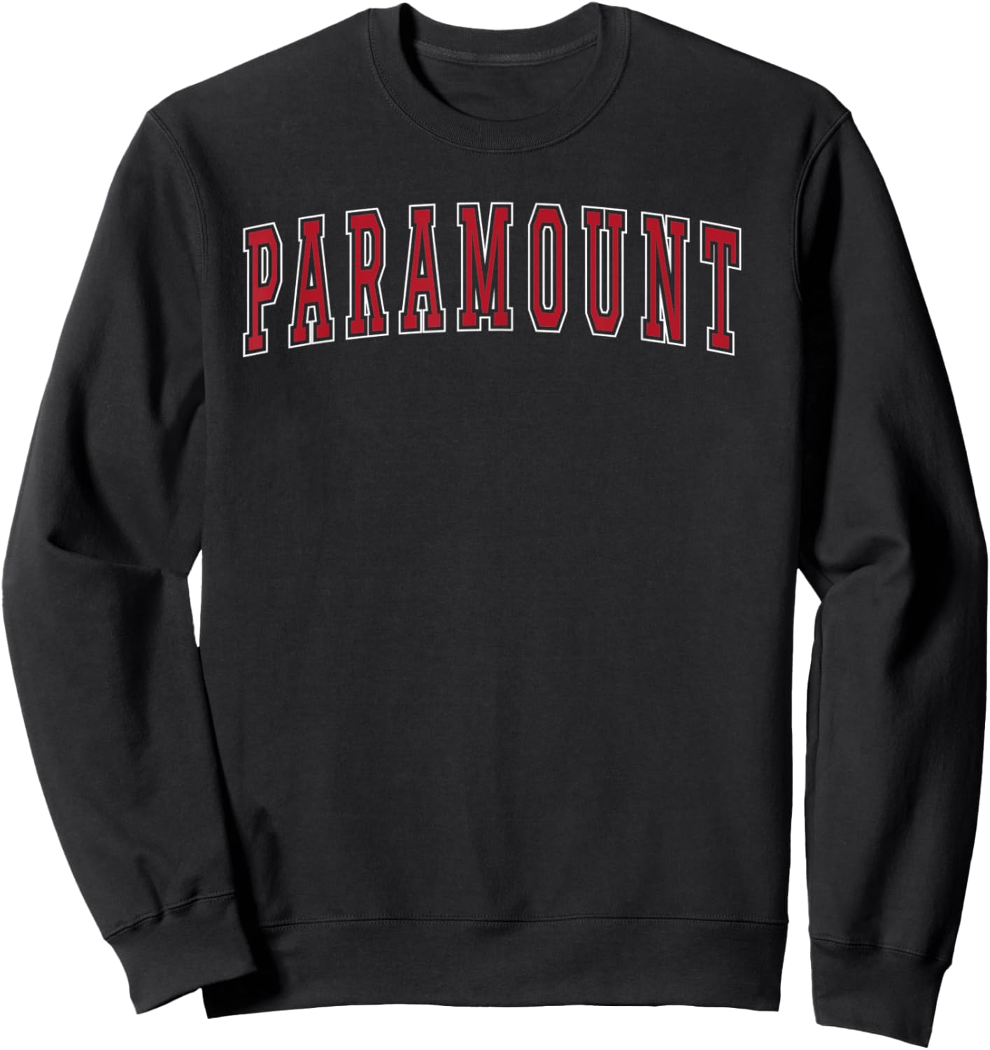 Paramount California Souvenir Vacation College Style Red Sweatshirt - Sweatshirt | Black