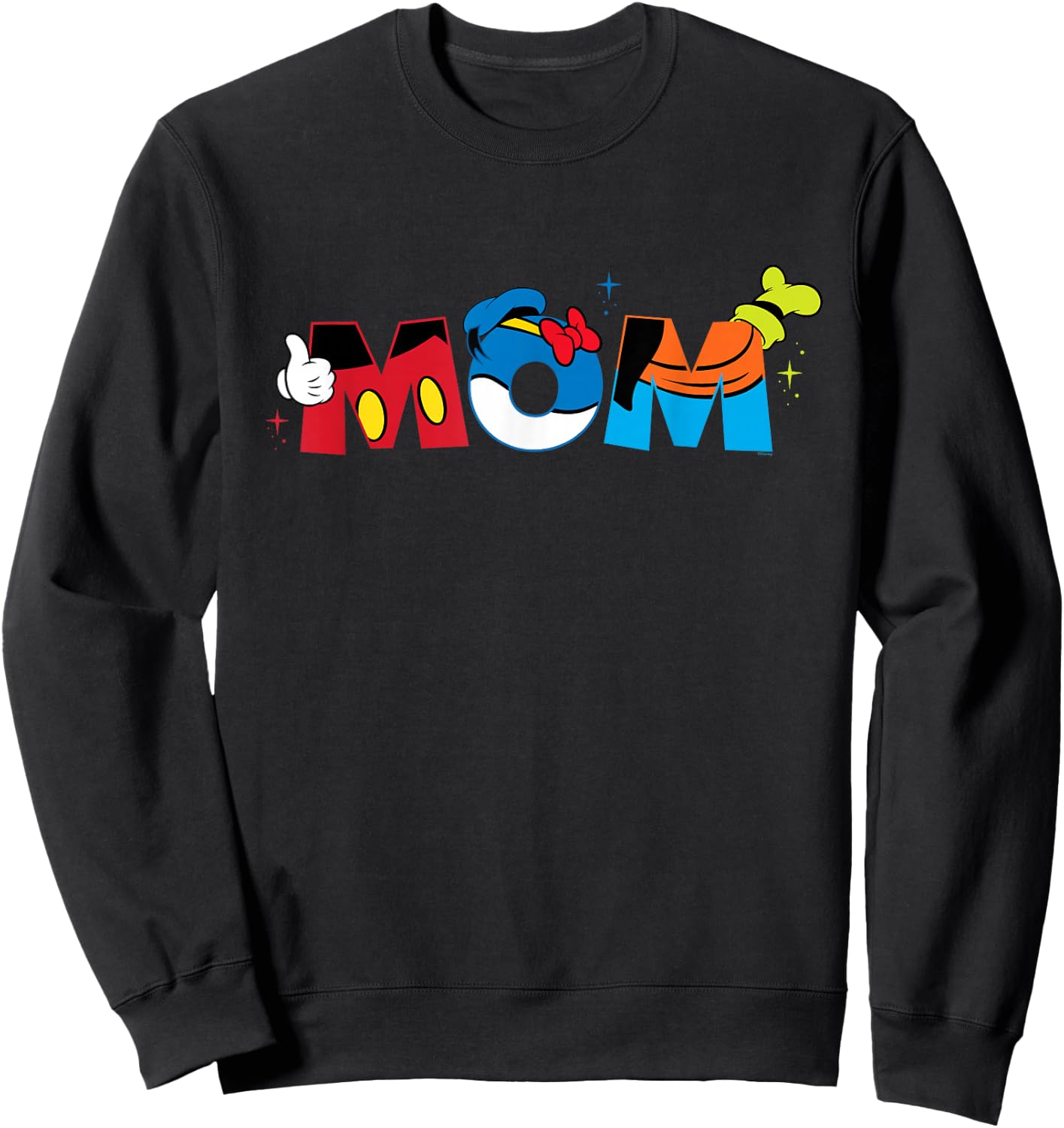 Disney Mickey Mouse and Friends Mom Mother’s Day Birthday Sweatshirt - Sweatshirt | Black