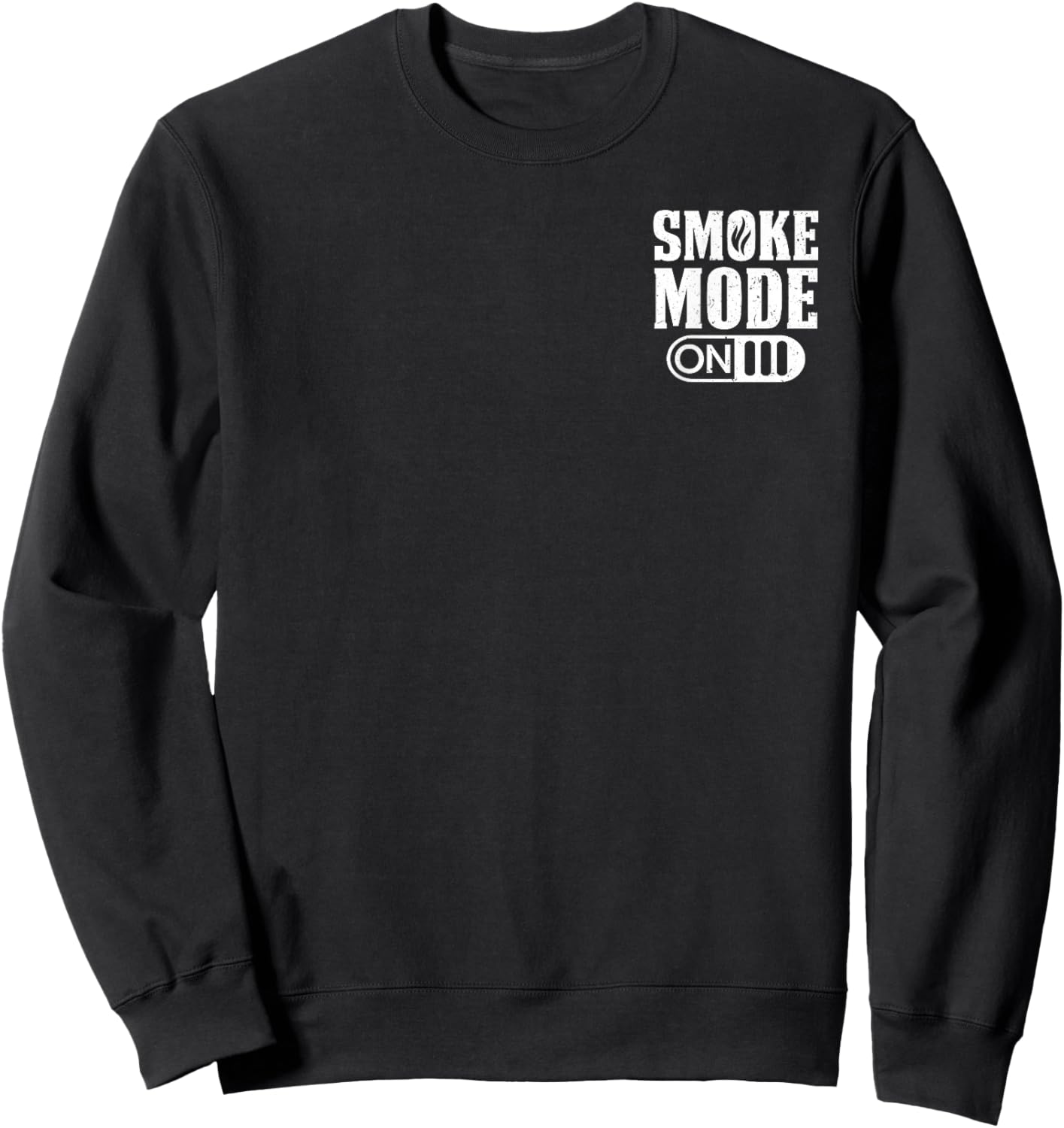 BBQ Smoker Smoke Mode On Pocket Sweatshirt - Sweatshirt | Black