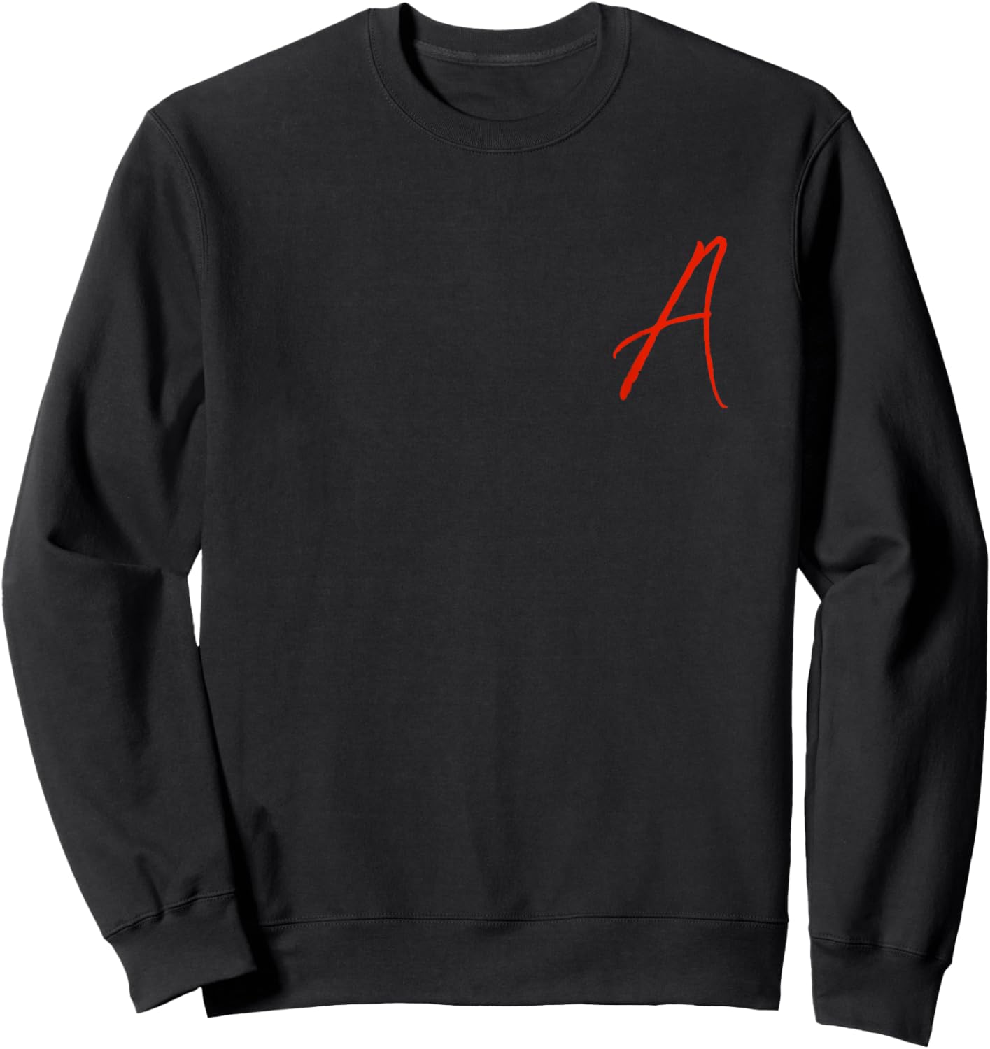 The Scarlet Letter A red Sweatshirt - Sweatshirt | Black