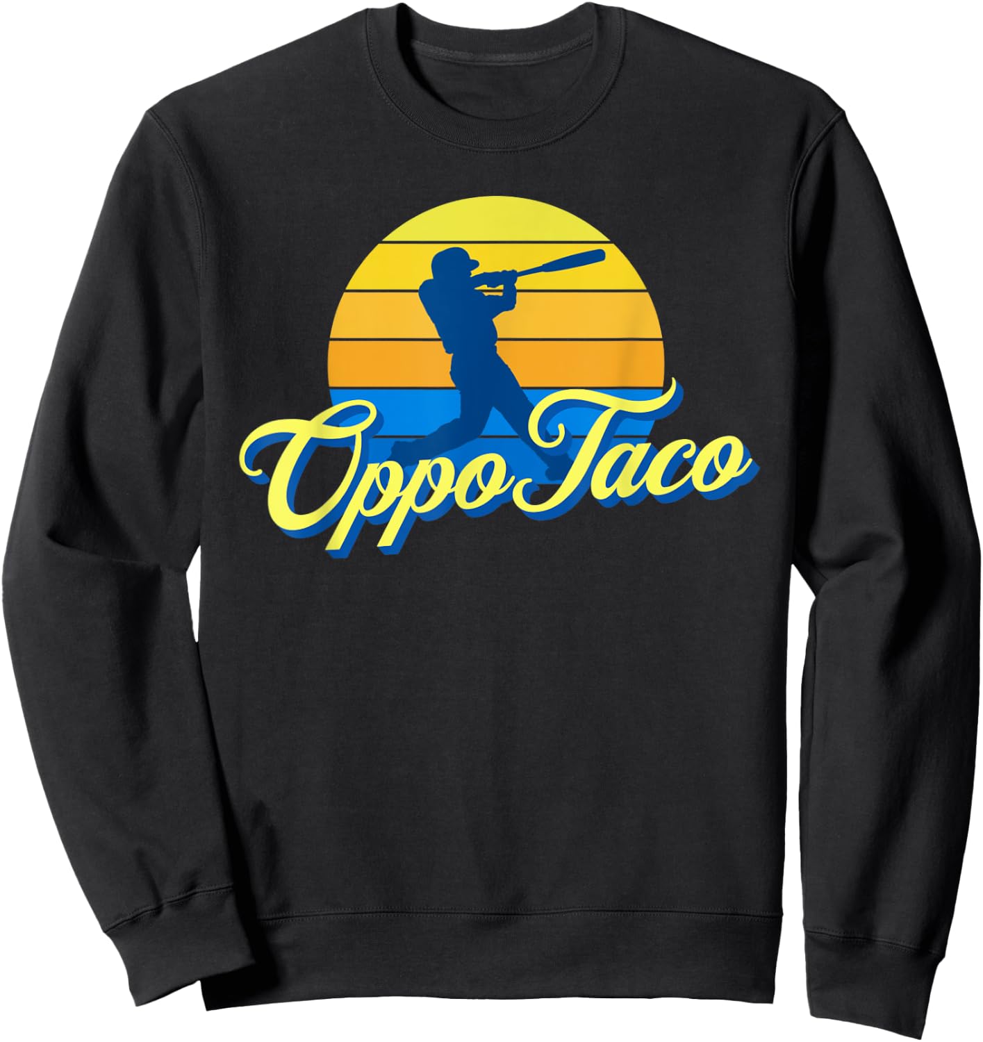 Oppo Taco Home Run Baseball Sweatshirt - Sweatshirt | Black
