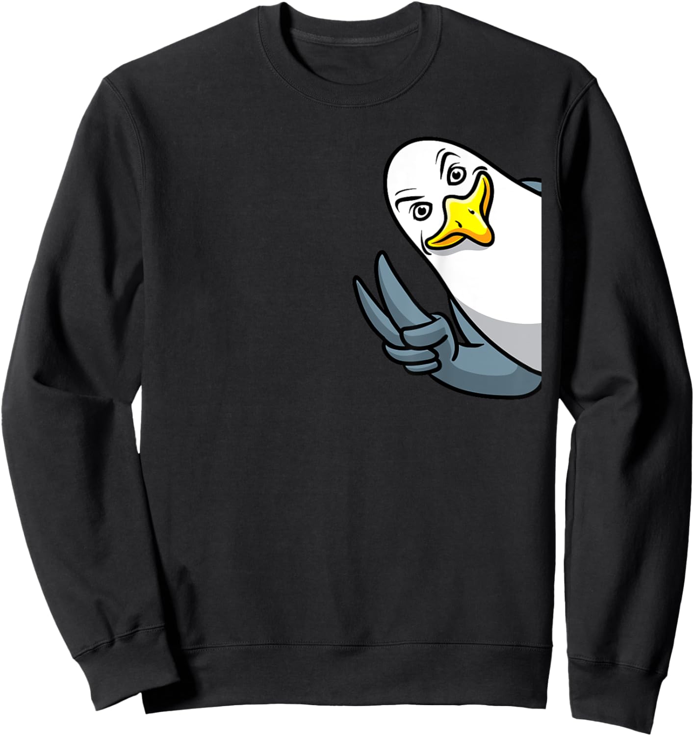 Seagull gull Sweatshirt - Sweatshirt | Black