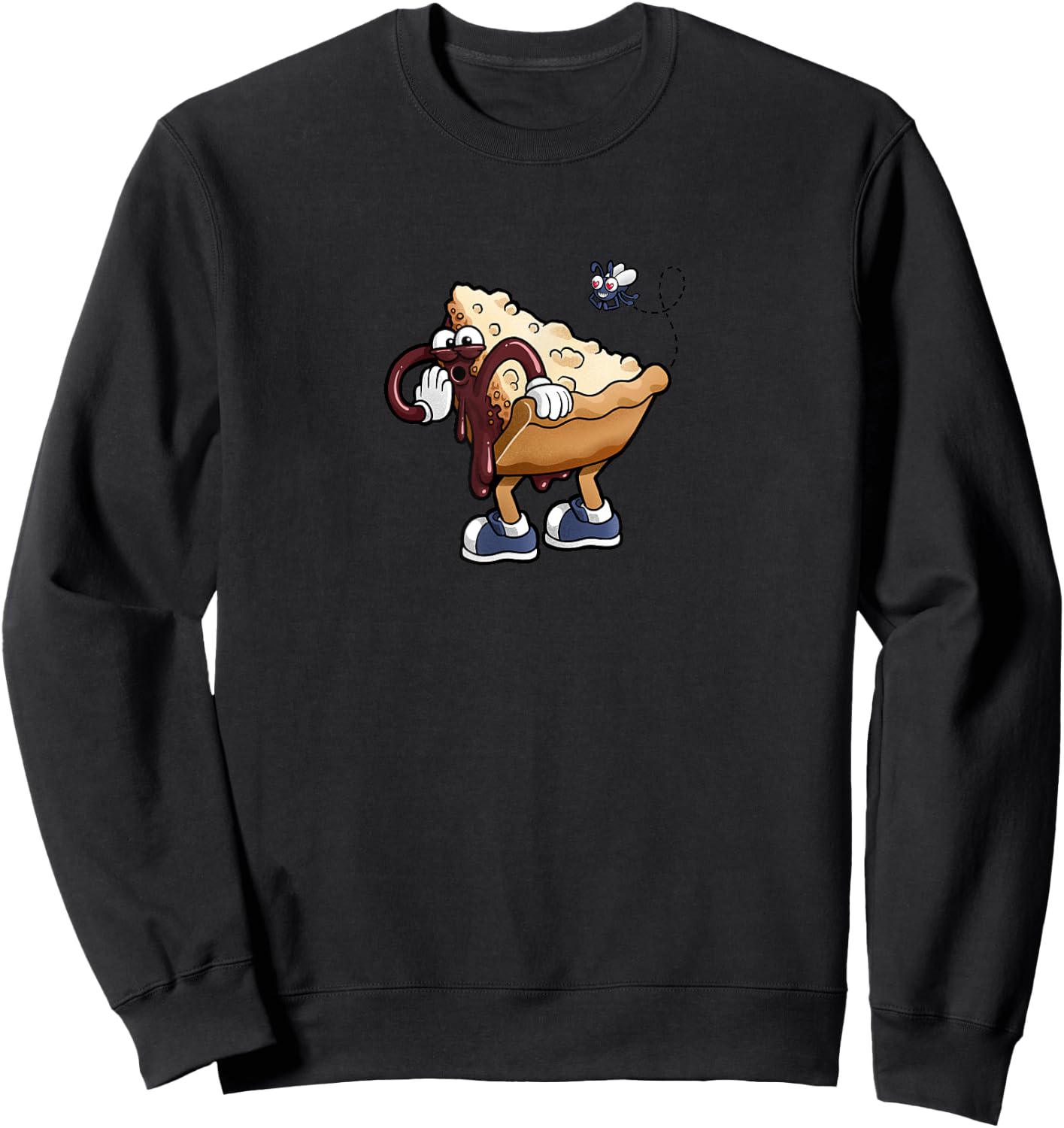 Fudes! #005 - Shirley the Shoofly Pie Sweatshirt - Sweatshirt | Black
