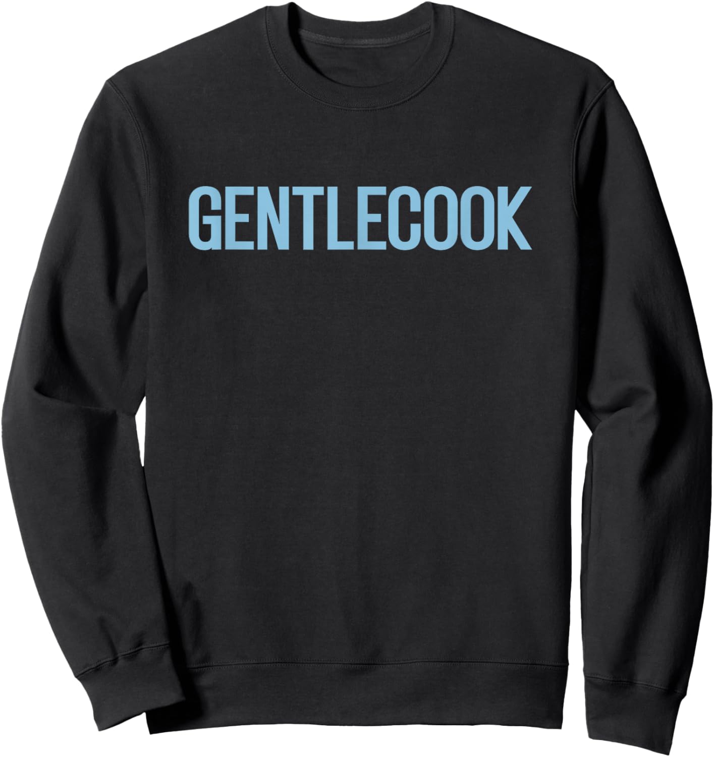 Gentlecook Men's Black Cotton Polyester Modern Classic Sweatshirt - Sweatshirt | Black