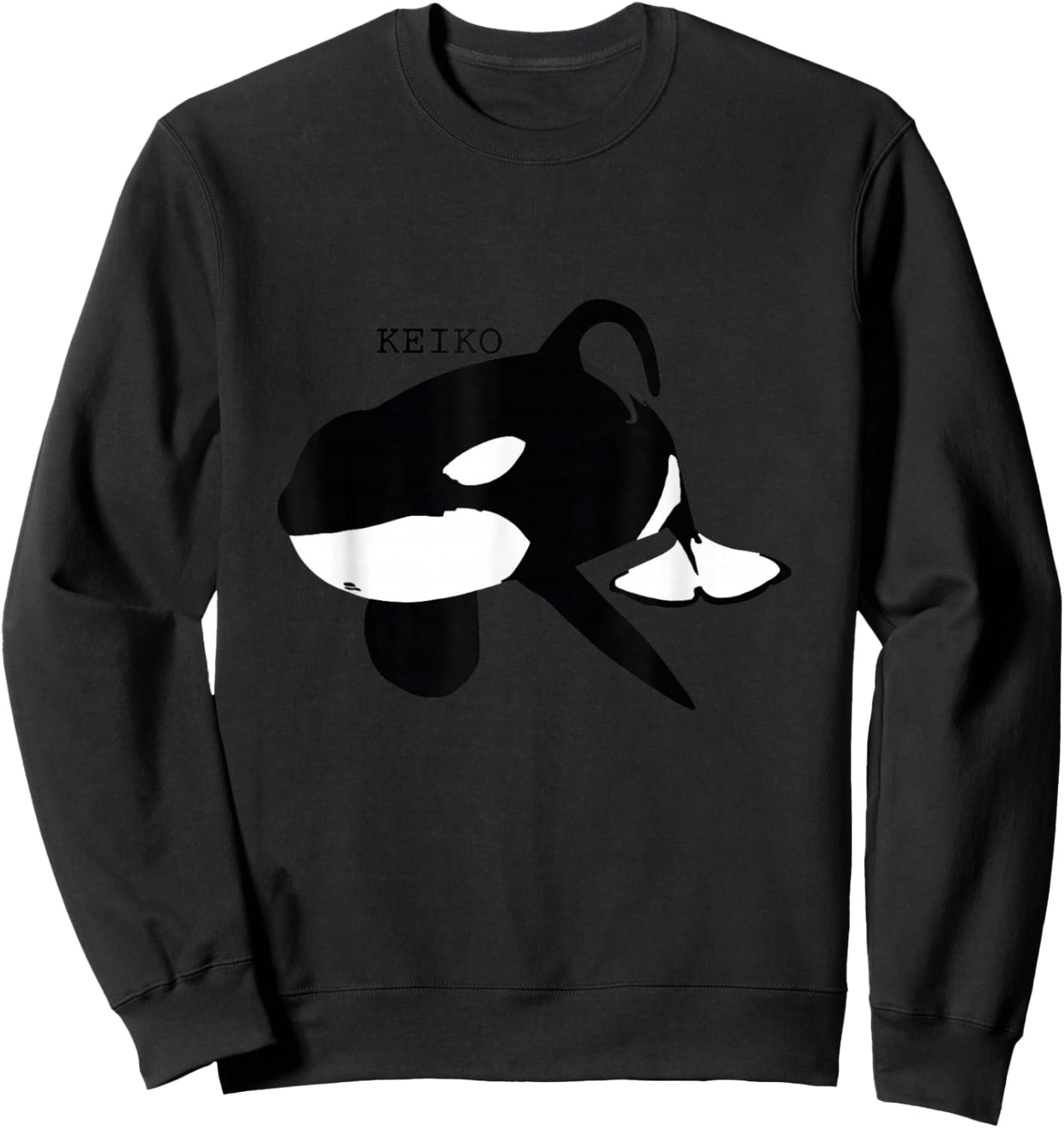 Costume Design KEIKO killer whales Classic Sweatshirt - Sweatshirt | Black