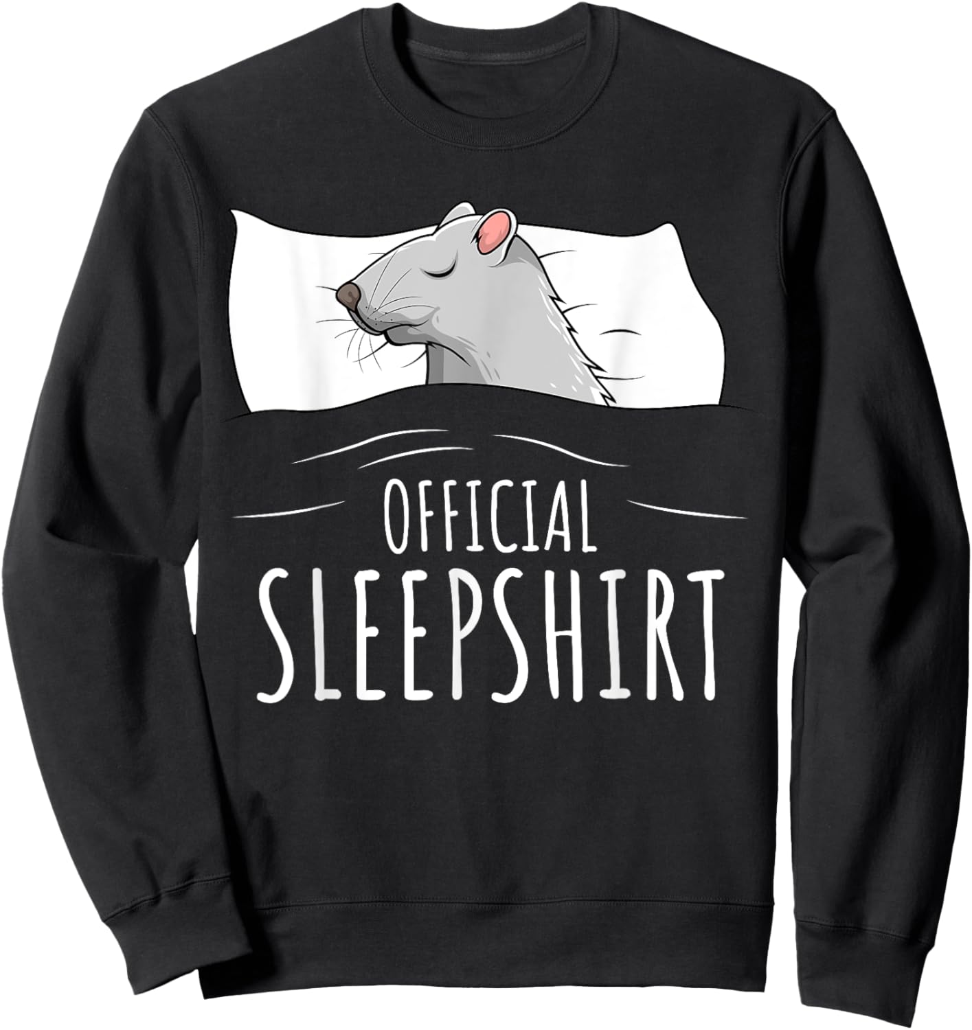 Rat Official Sleepshirt Sweatshirt - Sweatshirt | Black