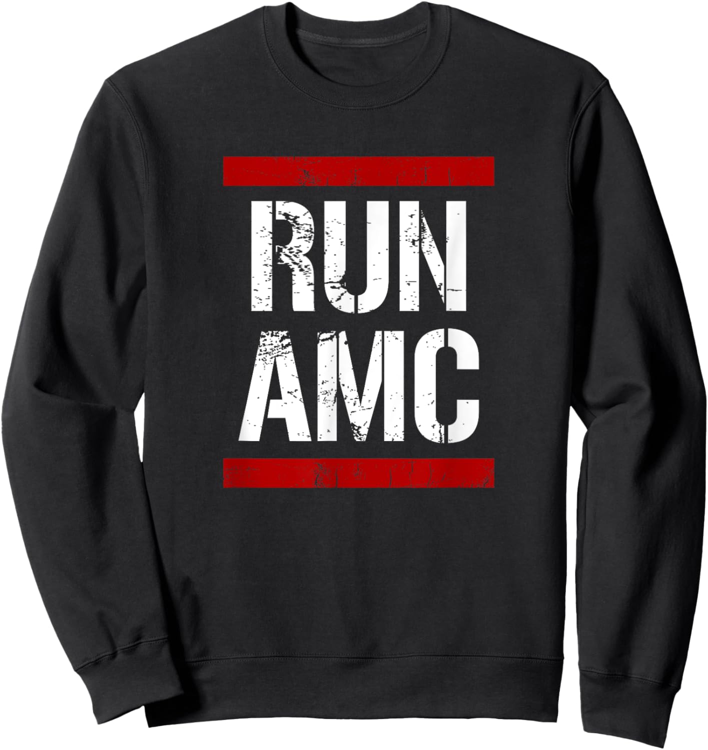 Funny Run AMC Stock Meme Crypto Shirt Sweatshirt - Sweatshirt | Black