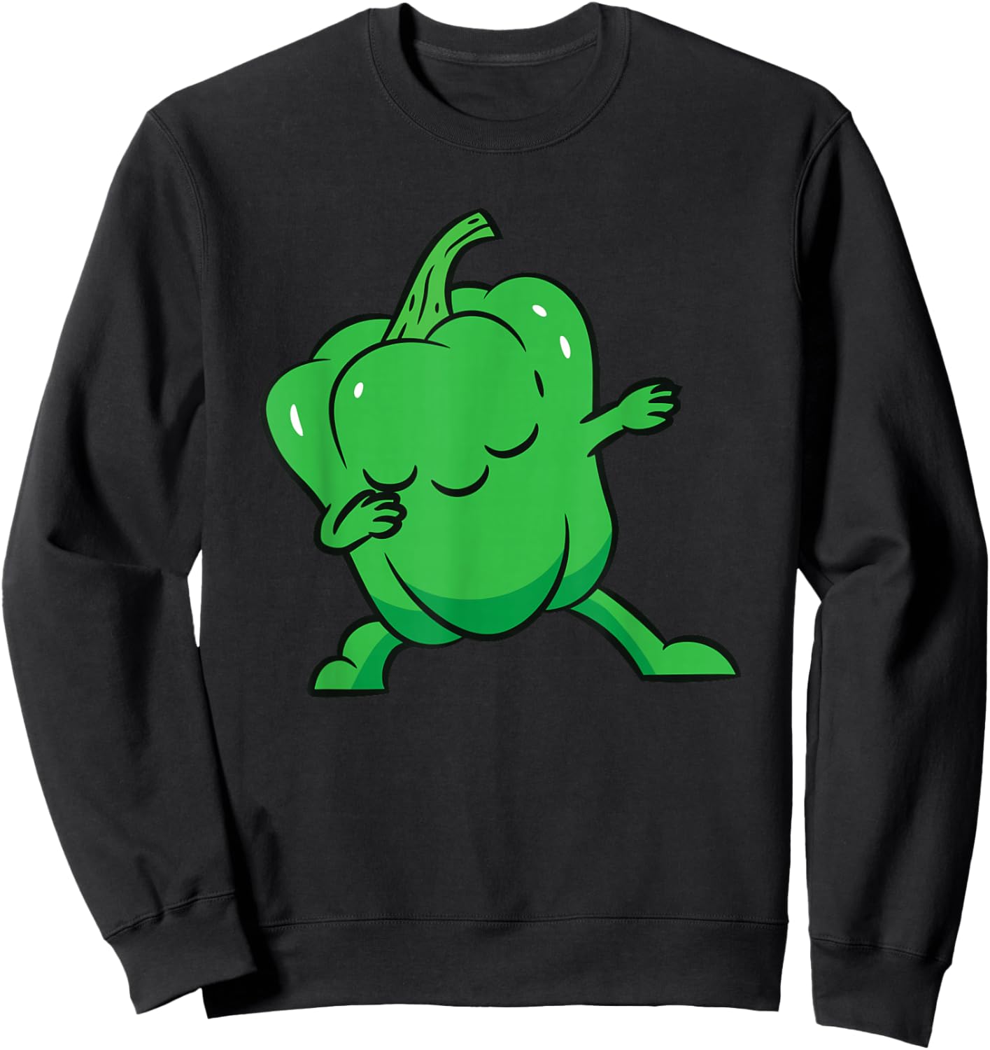 Bell Pepper Dabbing Bell Pepper Vegetable Love Bell Peppers Sweatshirt - Sweatshirt | Black