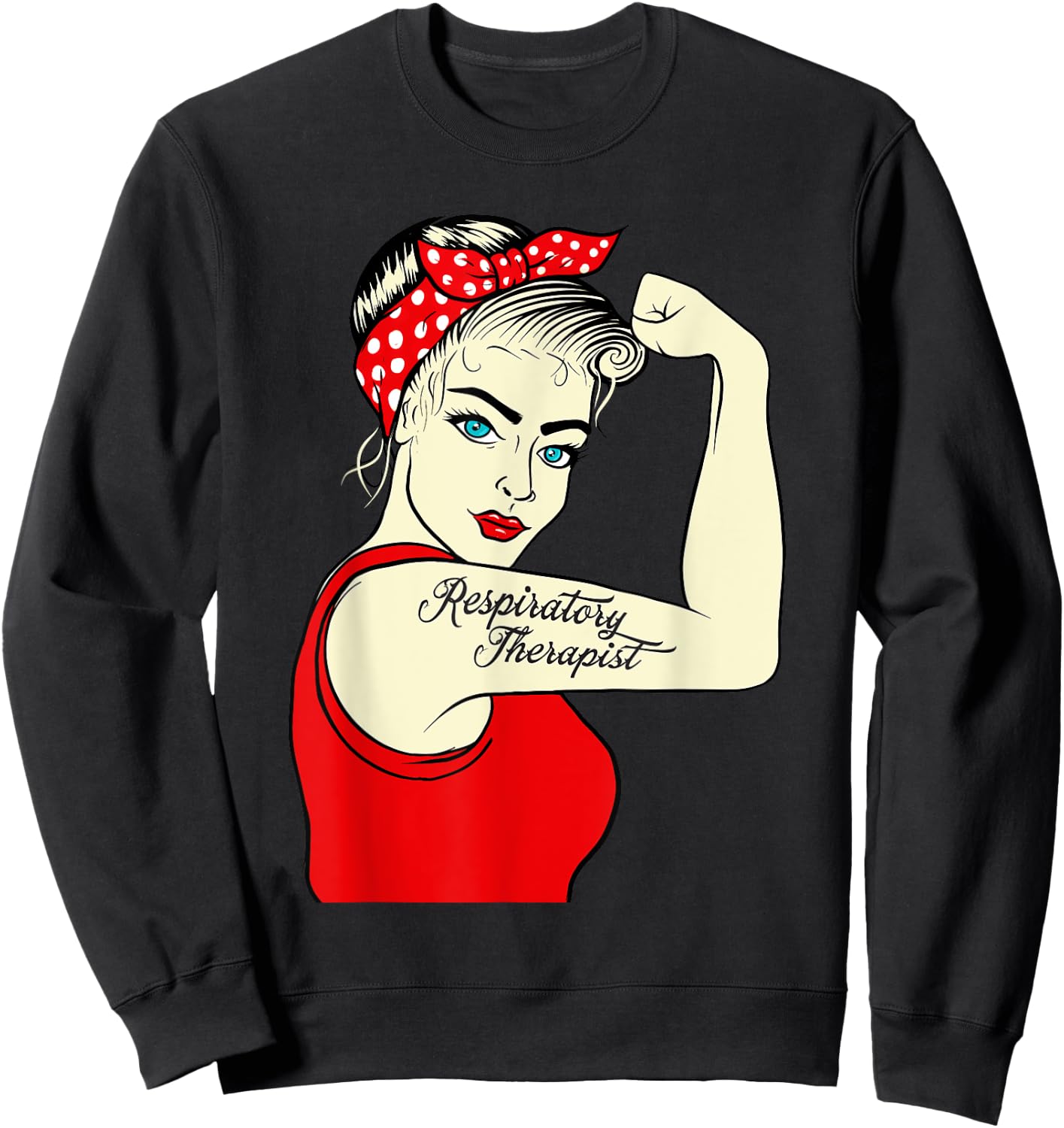 Respiratory Therapist - Lung Doctor Pulmonology RT Therapy Sweatshirt - Sweatshirt | Black