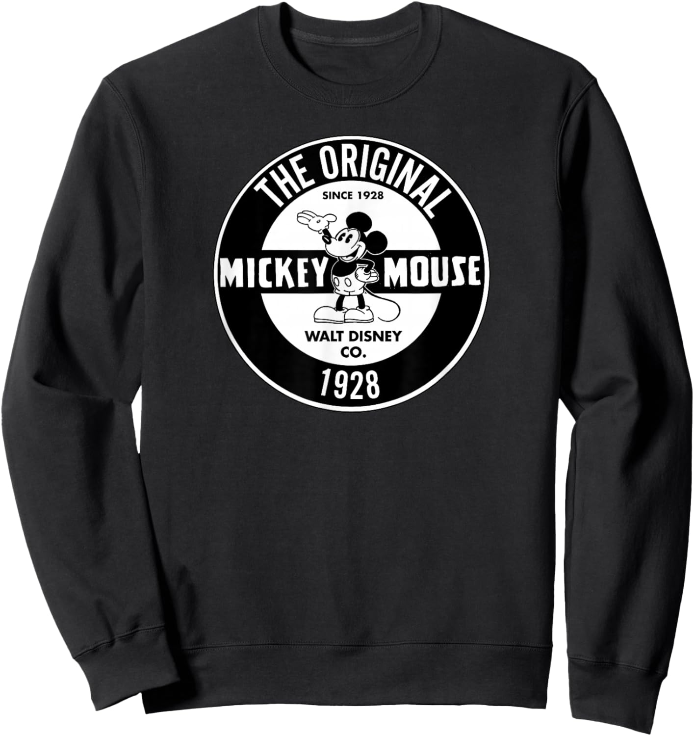 Disney Mickey Mouse The Original Since 1928 Collegiate Sweatshirt - Sweatshirt | Black