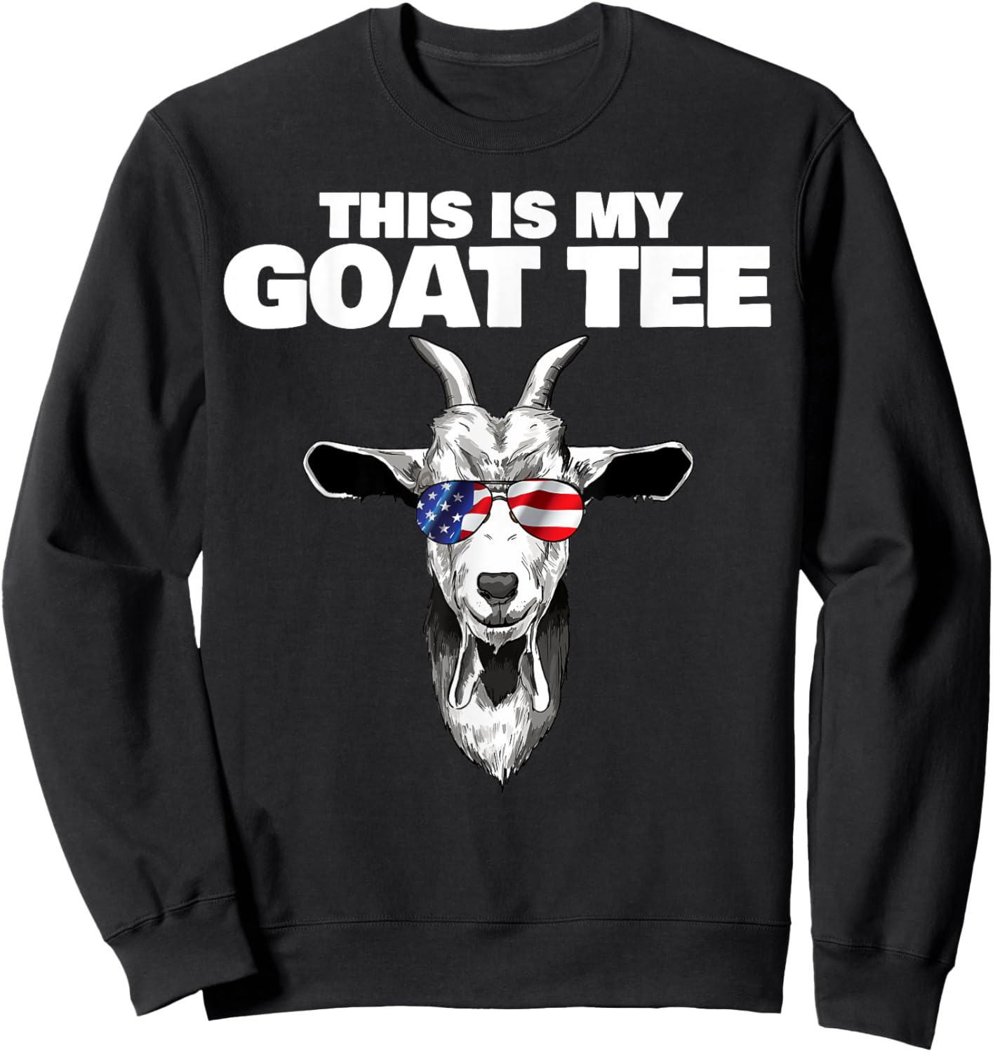This is my Goat Sweatshirt - Sweatshirt | Black