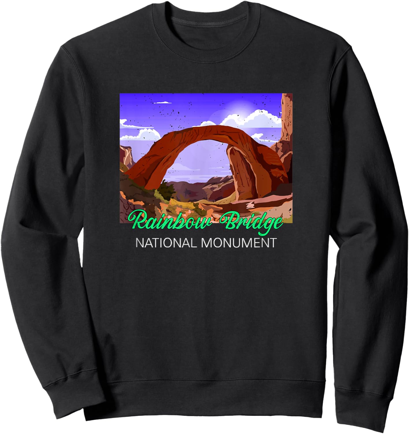 Rainbow Bridge National Monument Sweatshirt - Sweatshirt | Black