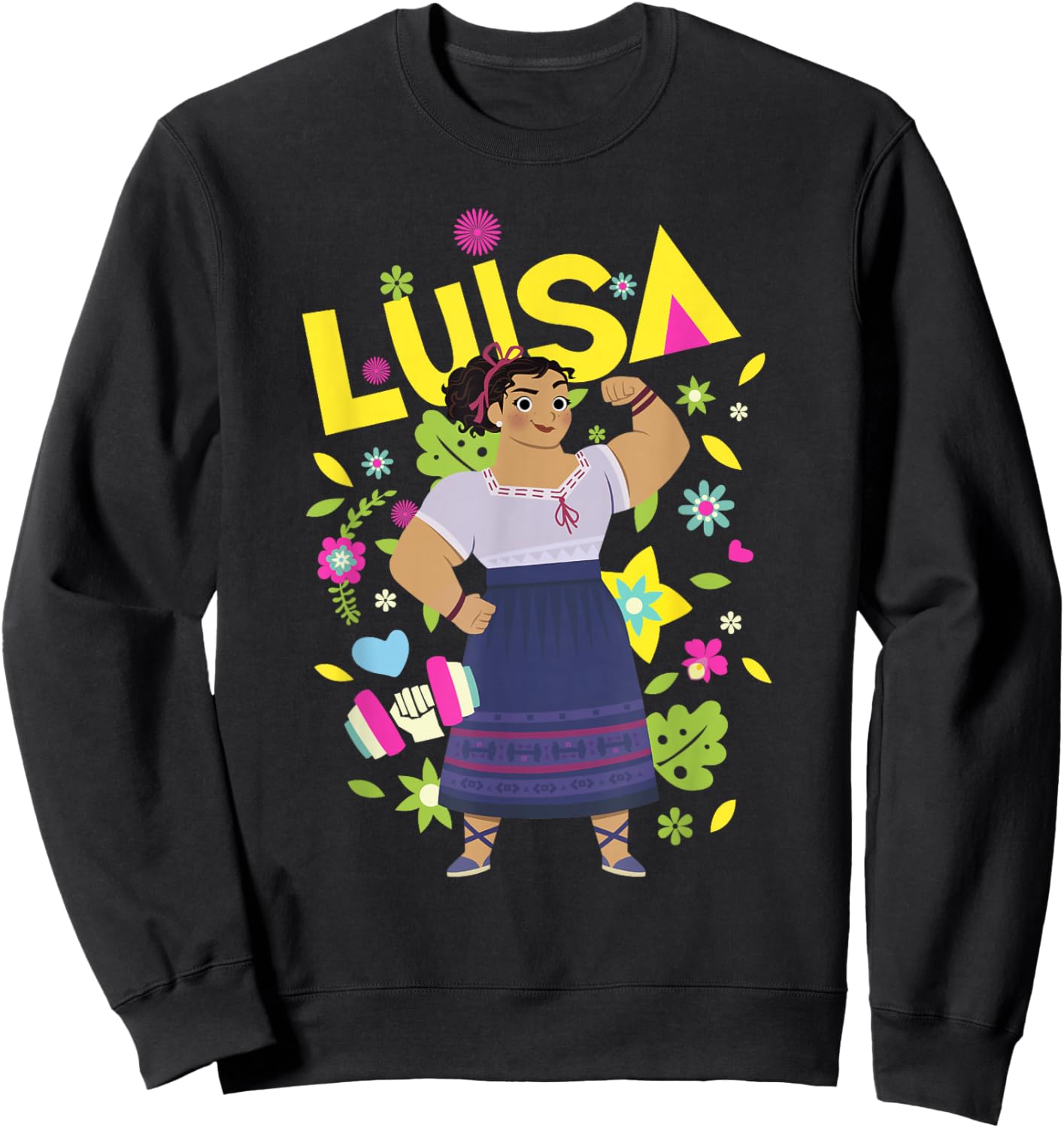 Disney Encanto Luisa Poster Sweatshirt - Sweatshirt | Black