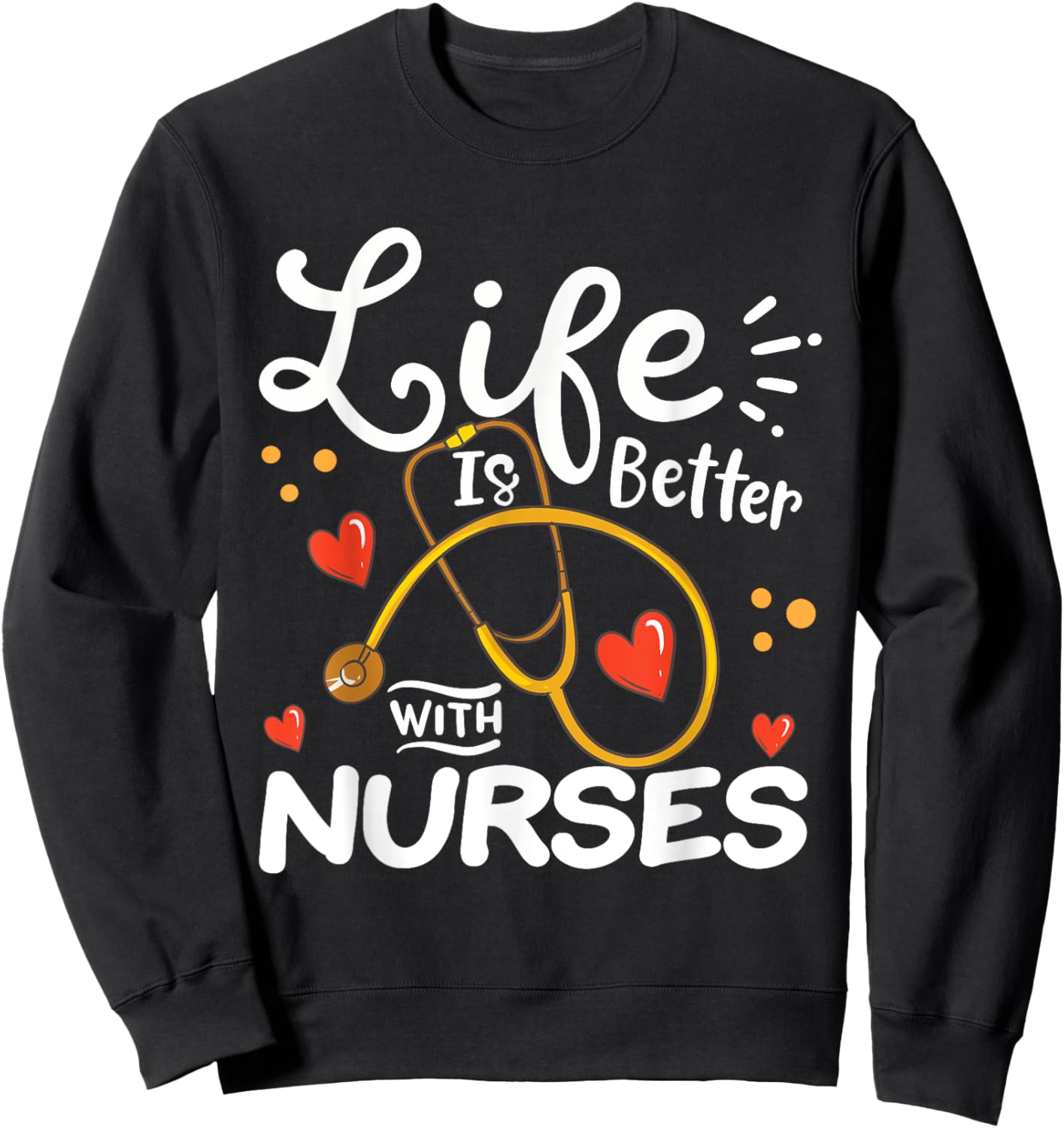 Nurse Sweatshirt - Sweatshirt | Black