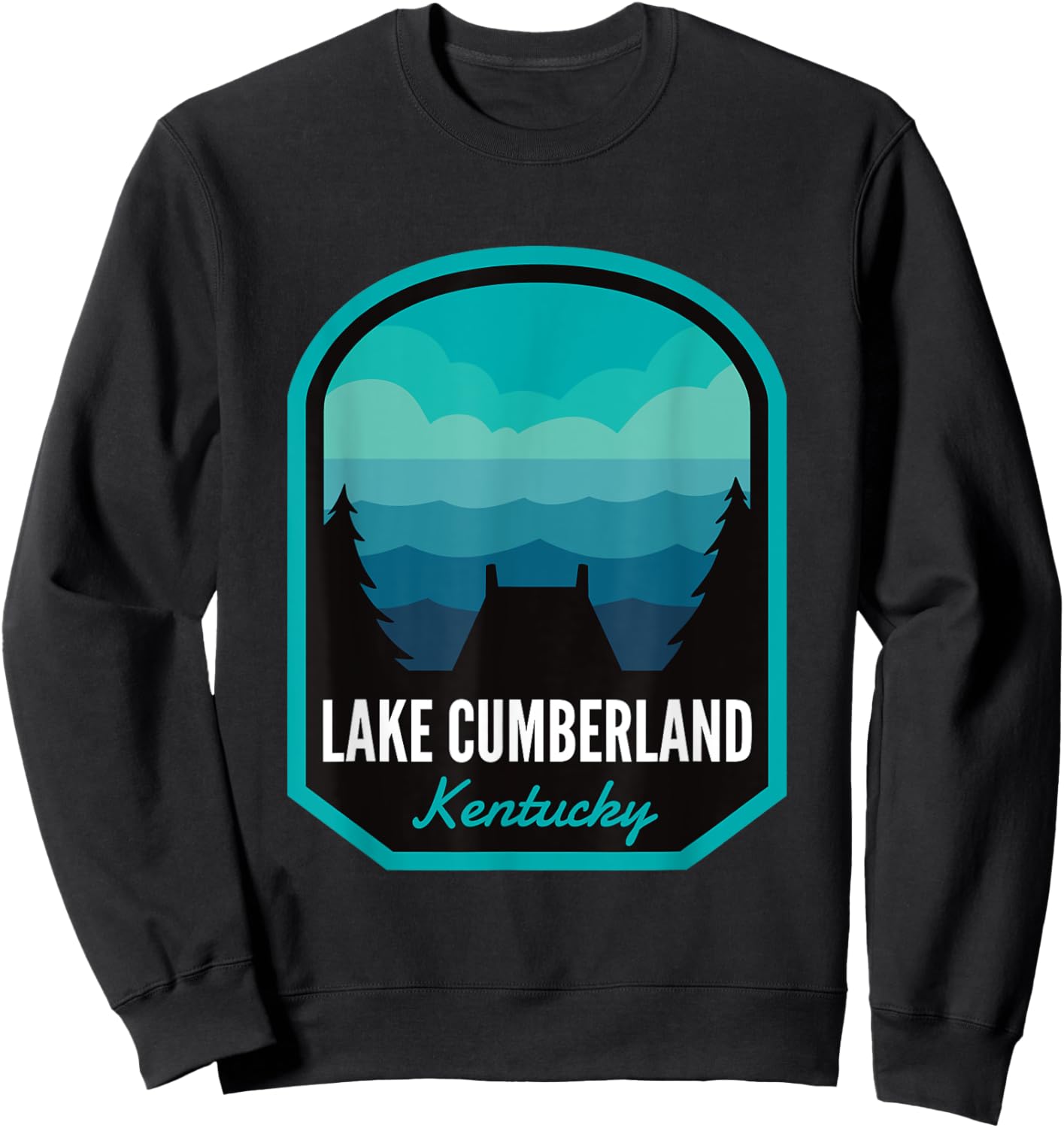 Lake Cumberland Kentucky Summer Sweatshirt - Sweatshirt | Black