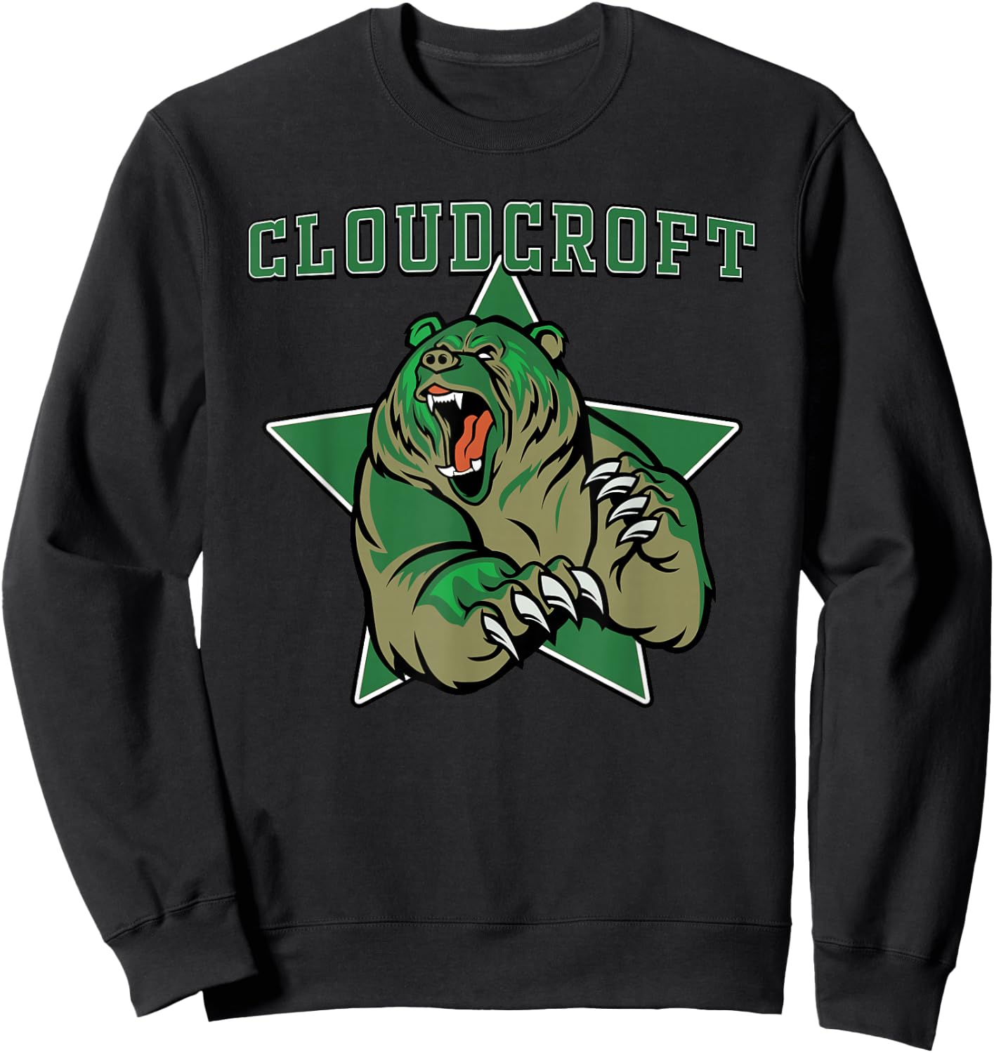 Cloudcroft Bears High School Team Spirit Sweatshirt - Sweatshirt | Black