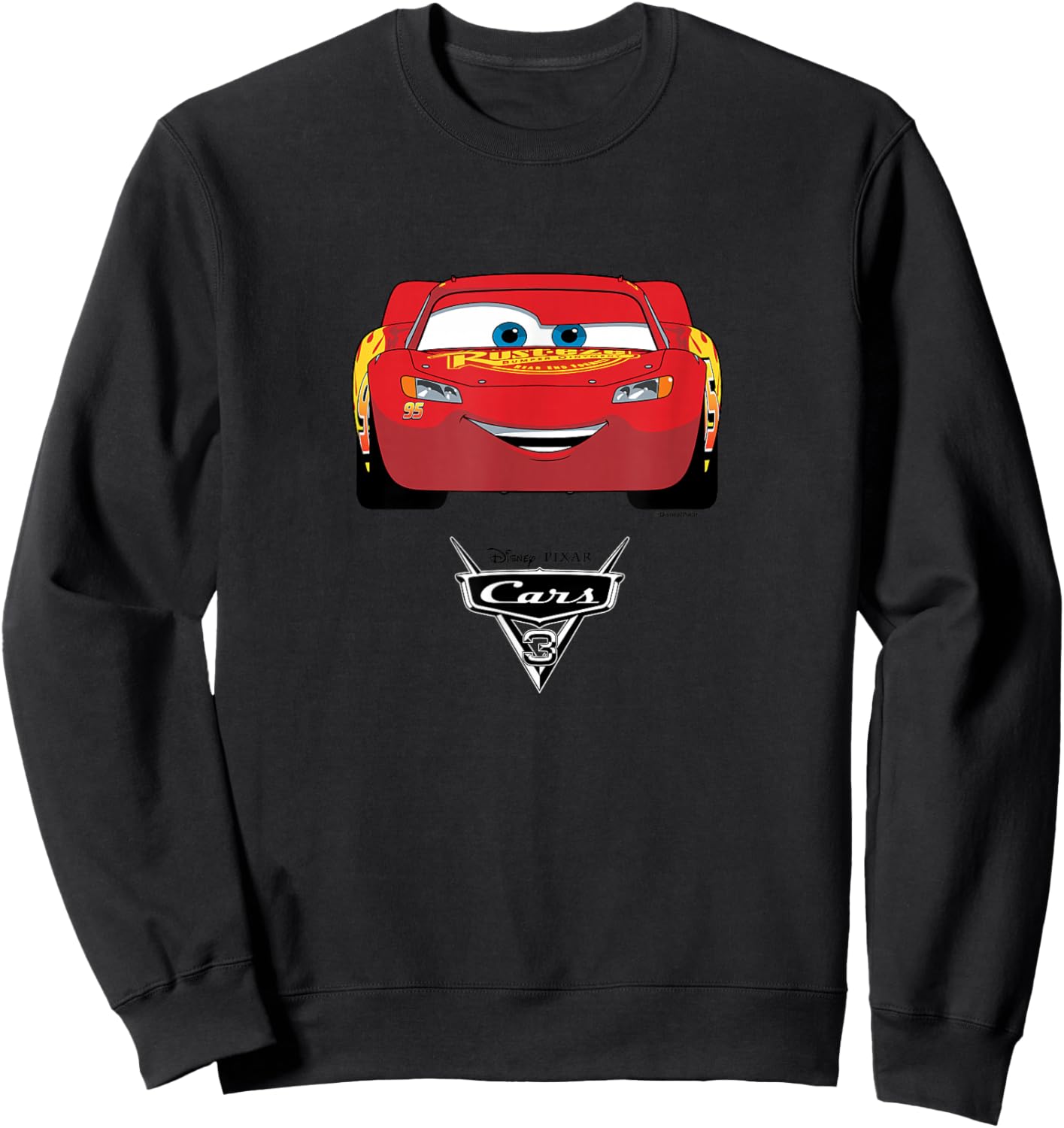 Disney Pixar - Cars 3 Lightning McQueen Sweatshirt - Sweatshirt | Black